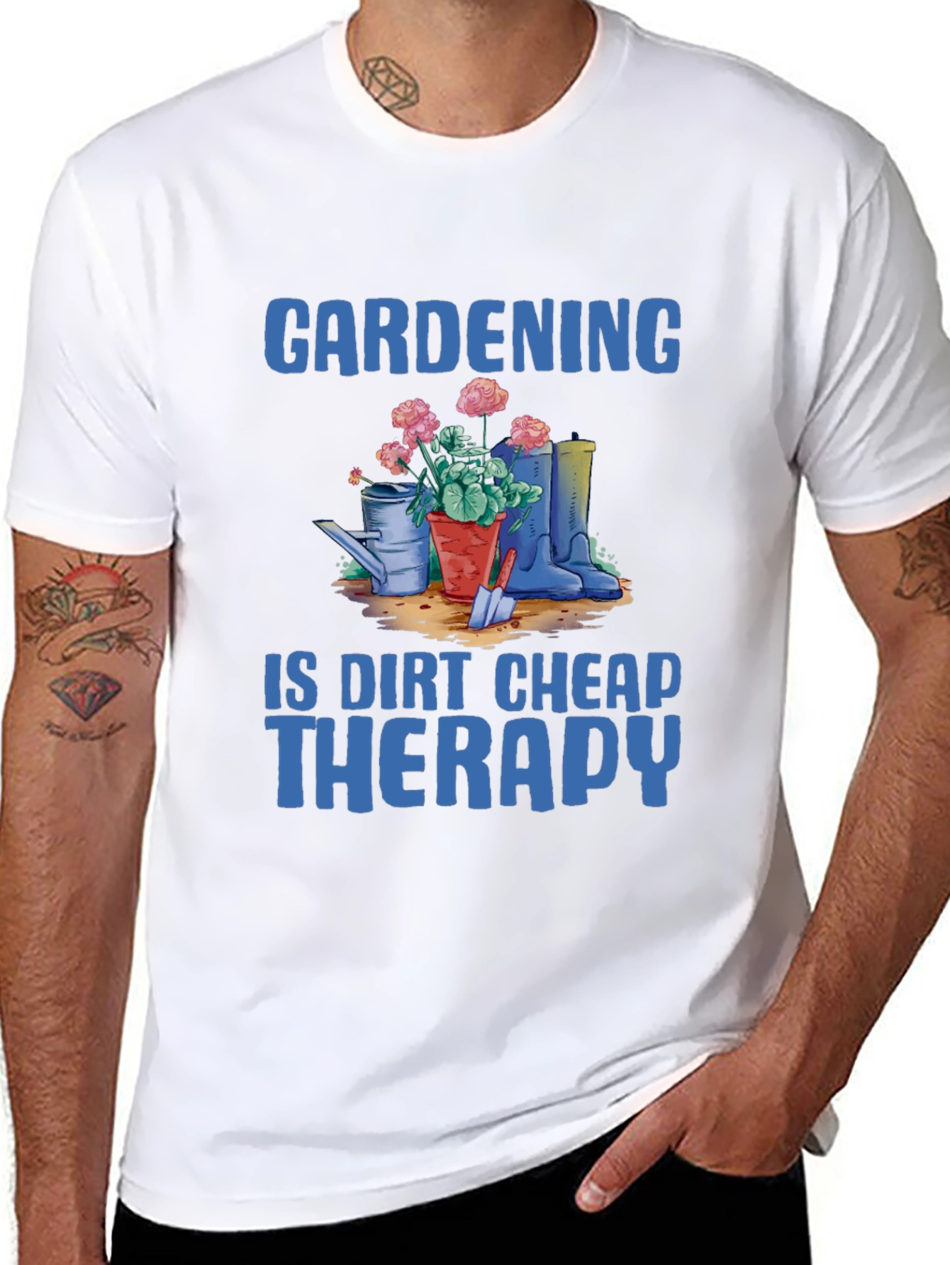 Gardening Therapy Graphic Tee
