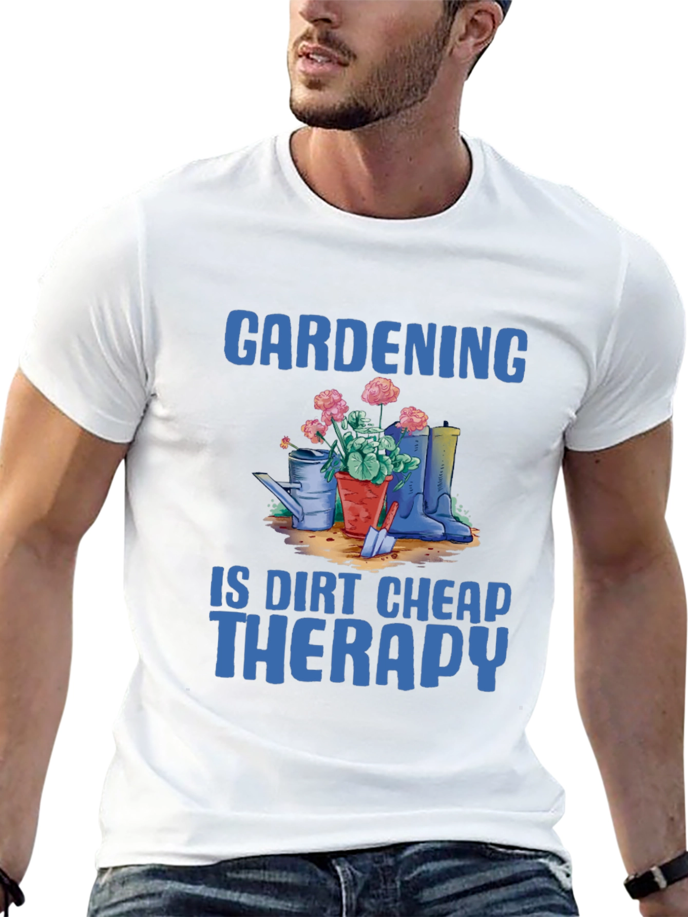 Gardening Therapy Graphic Tee