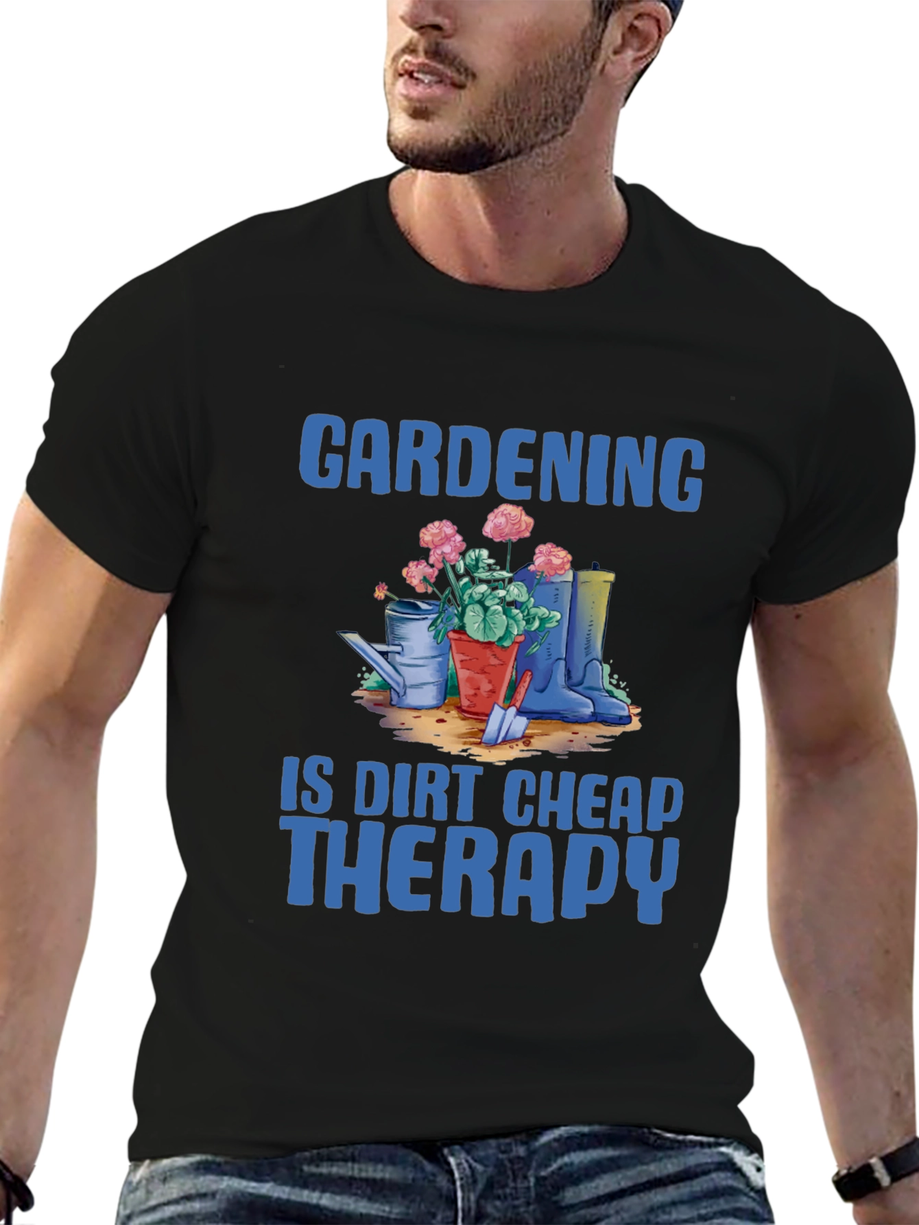 Gardening Therapy Graphic Tee