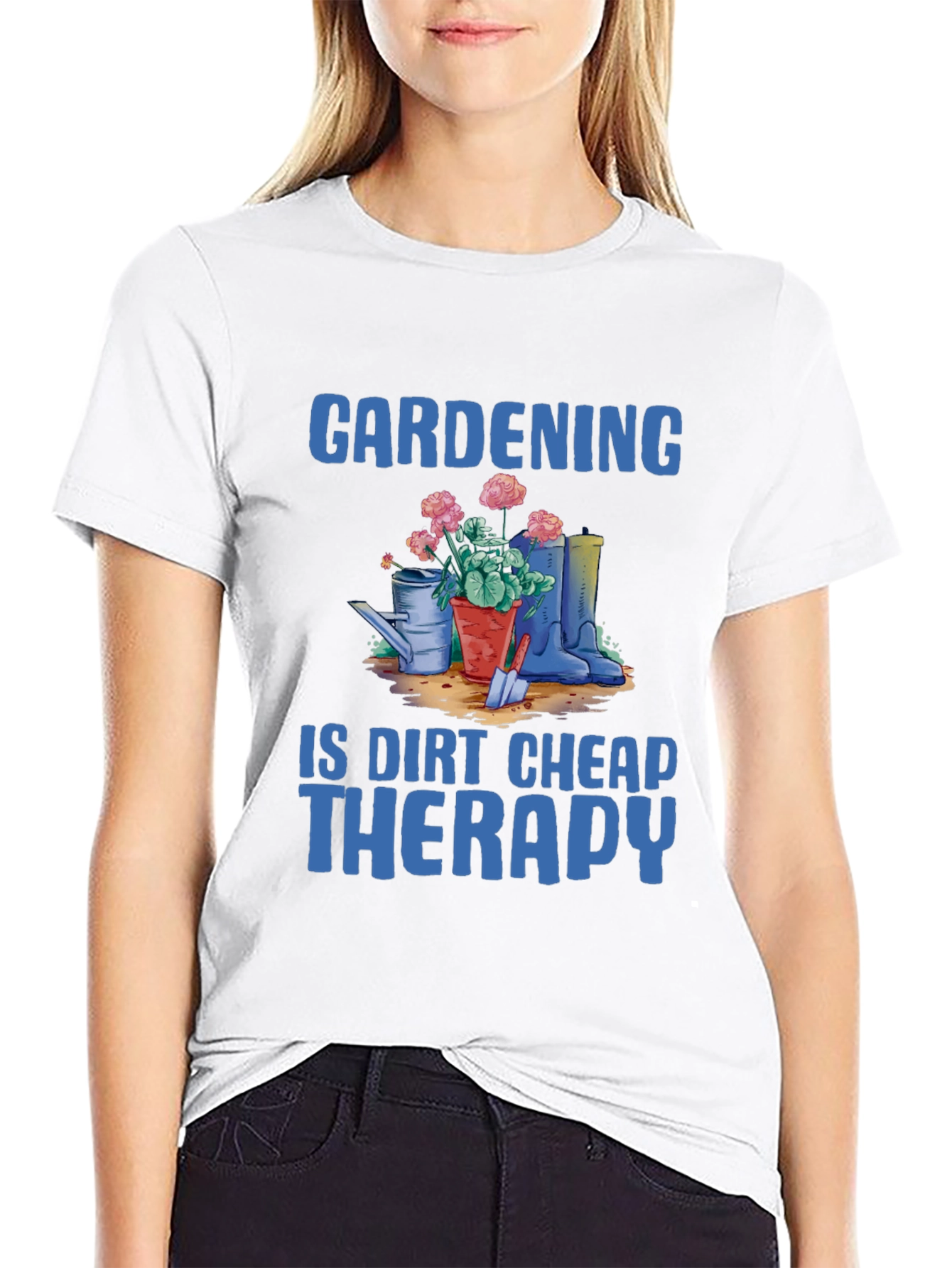 Gardening Therapy Graphic Tee