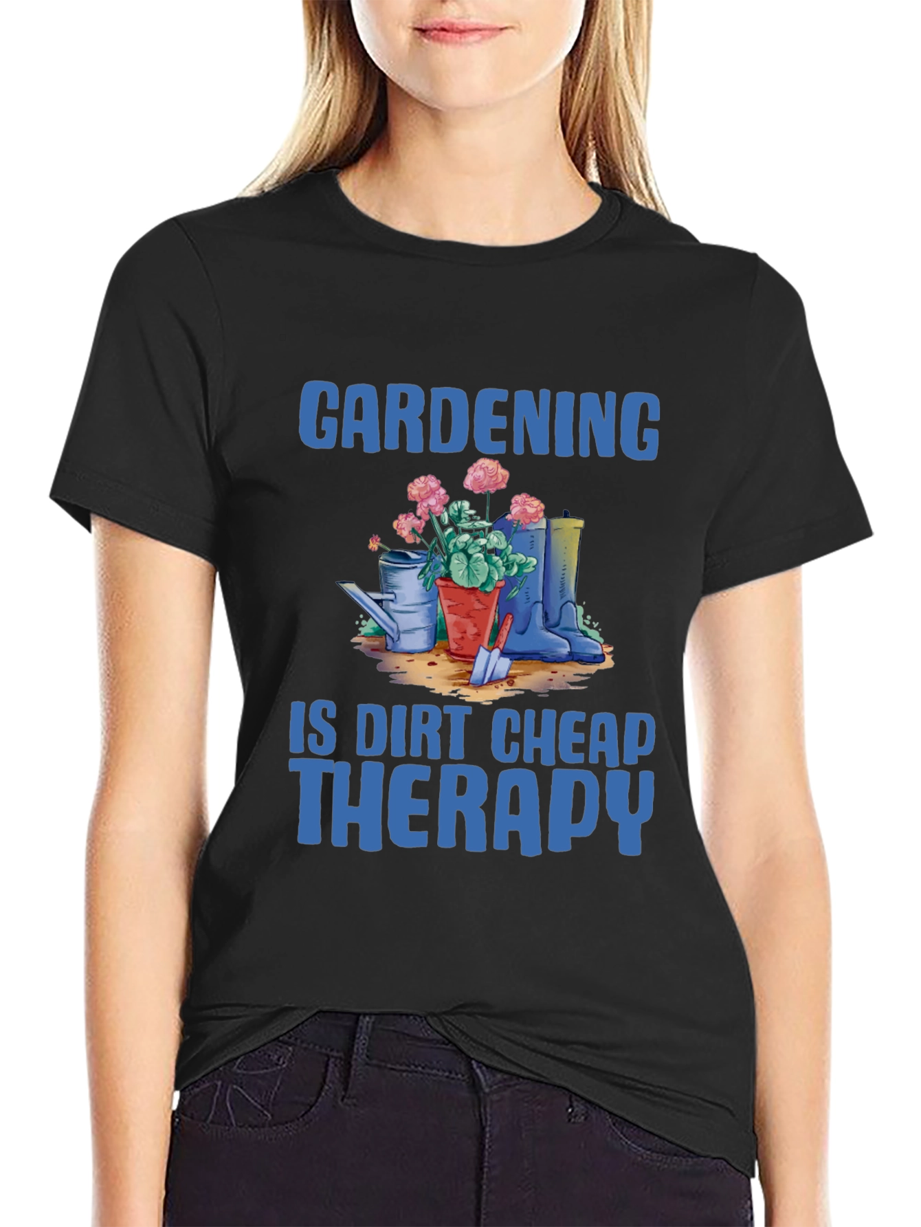 Gardening Therapy Graphic Tee