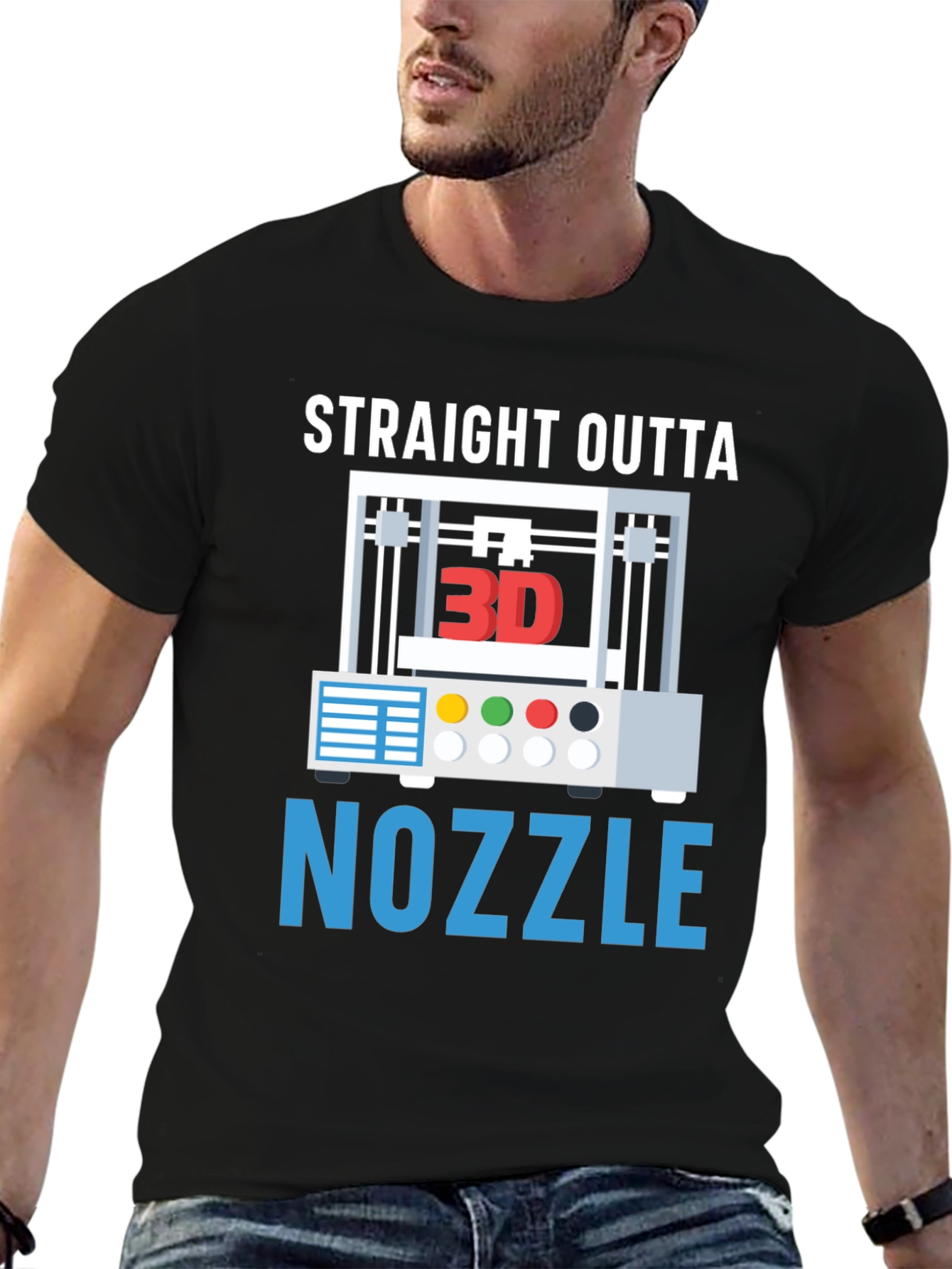 Straight Outta Nozzle 3D Printing T-Shirt