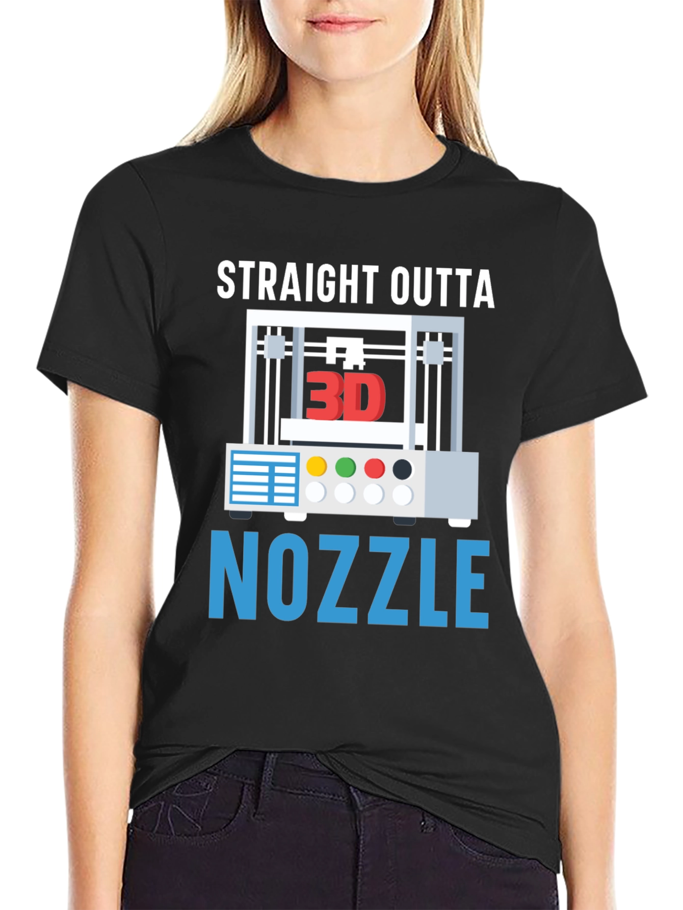 Straight Outta Nozzle 3D Printing T-Shirt