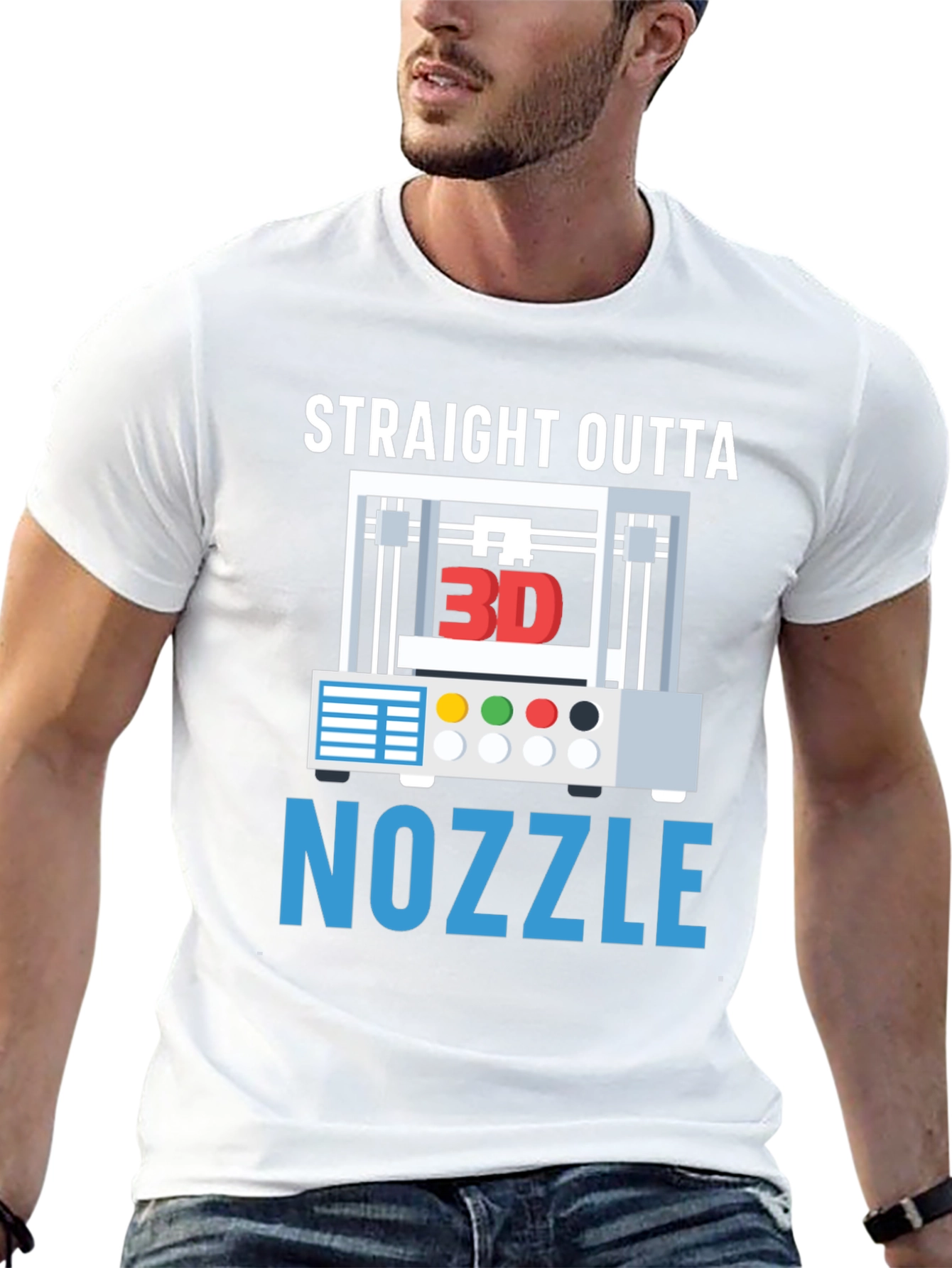 Straight Outta Nozzle 3D Printing T-Shirt