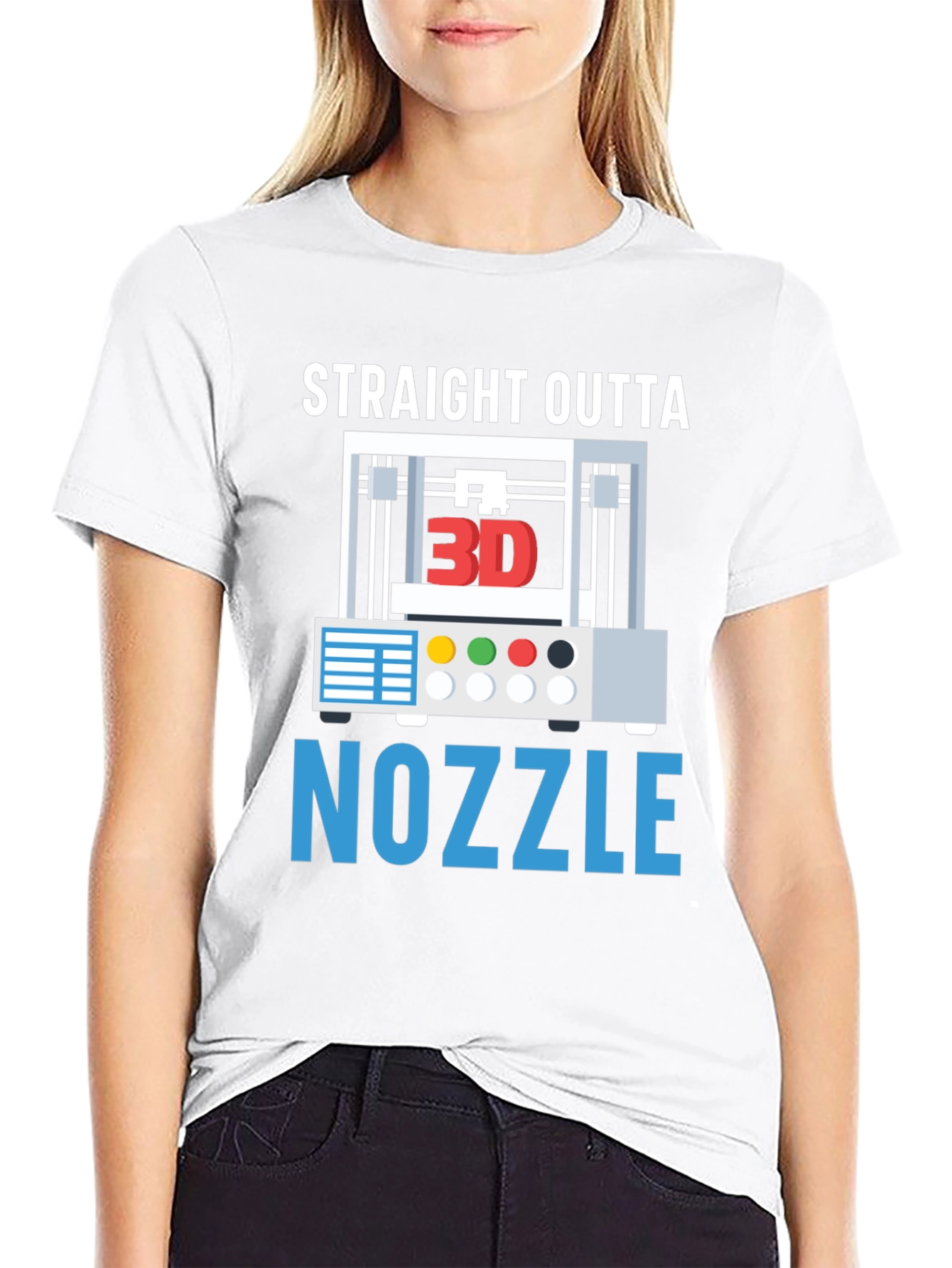 Straight Outta Nozzle 3D Printing T-Shirt