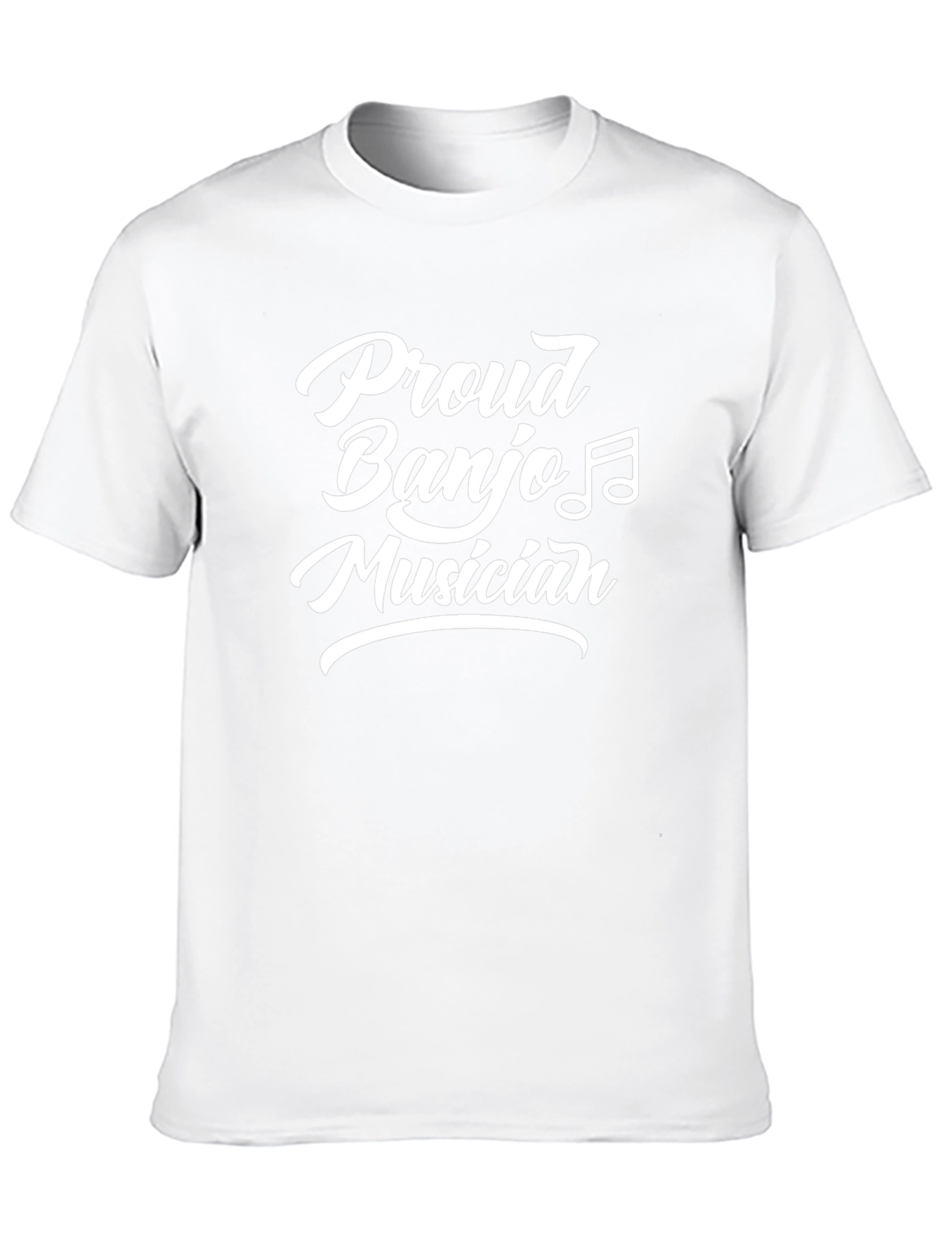 Proud Banjo Musician Black T-Shirt