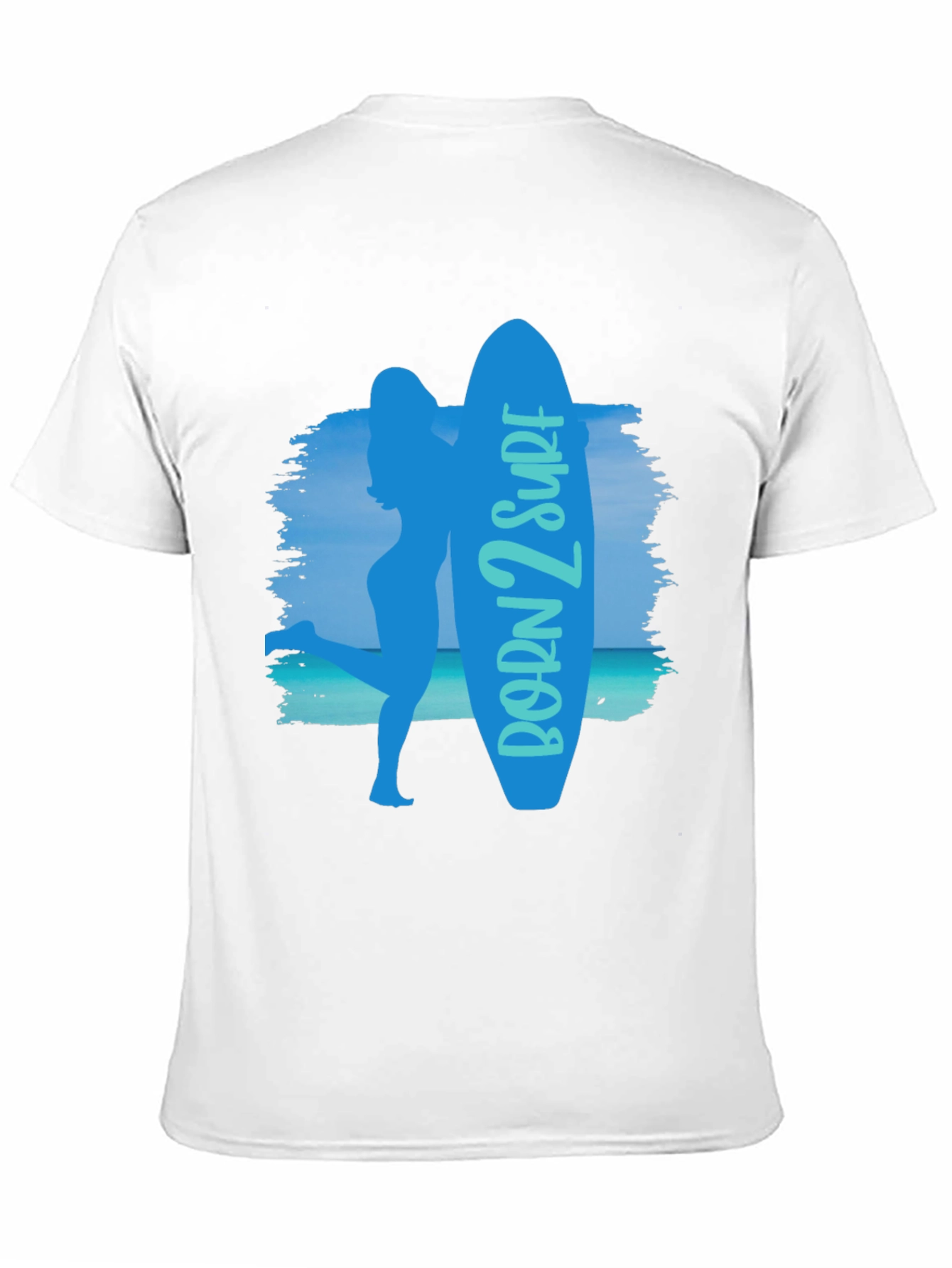 Born 2 Surf Graphic T-Shirt - Surfer Style