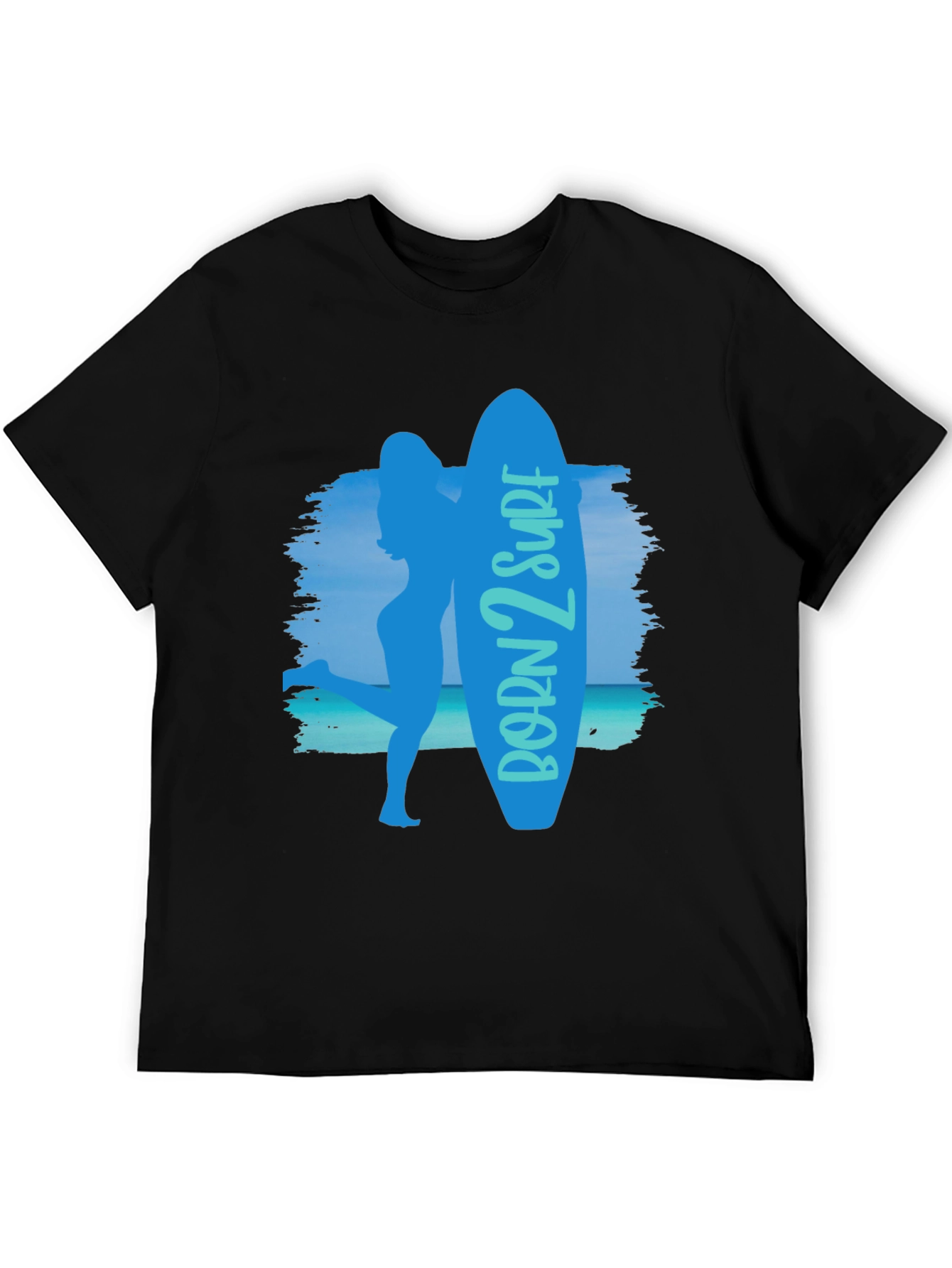 Born 2 Surf Graphic T-Shirt - Surfer Style