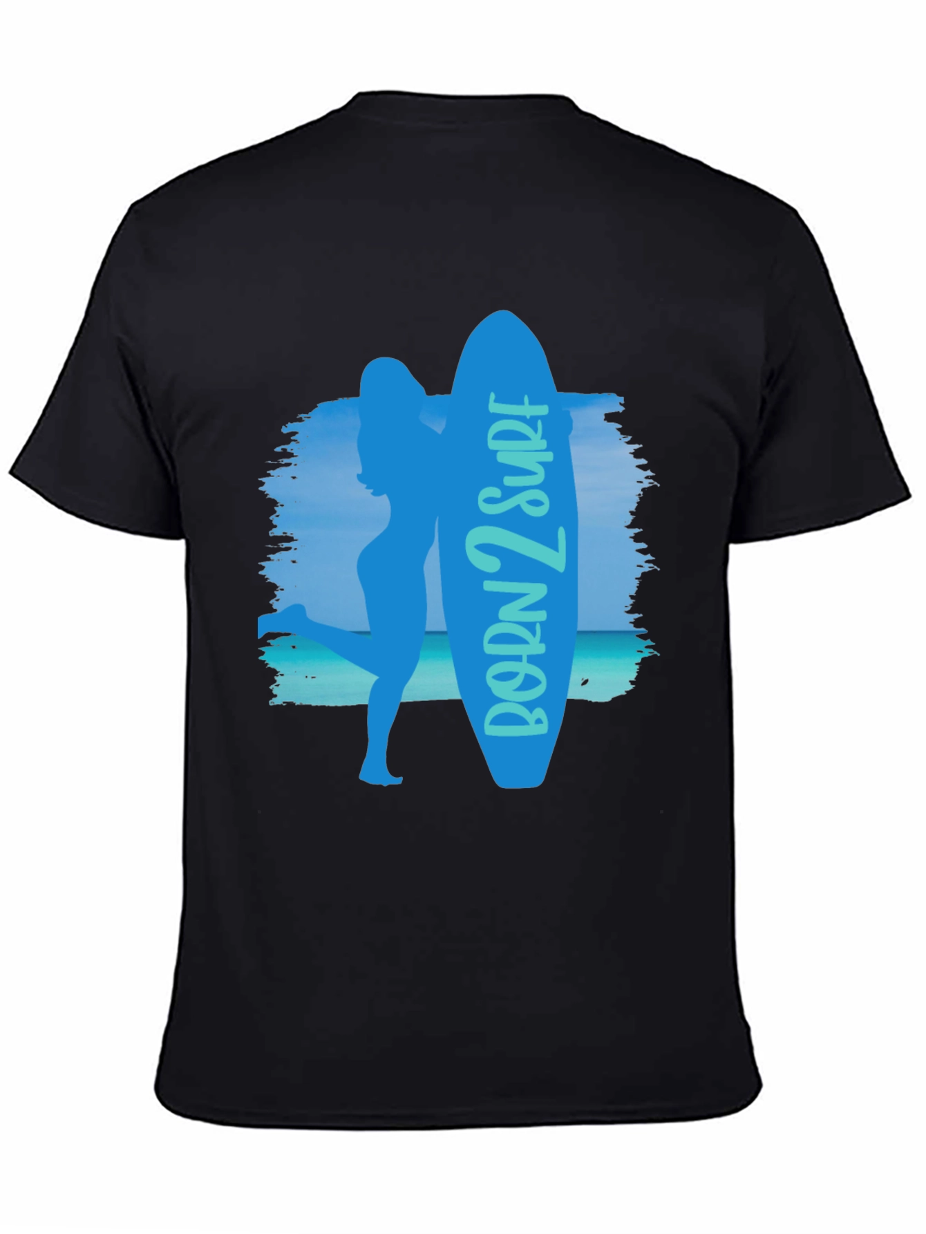 Born 2 Surf Graphic T-Shirt - Surfer Style