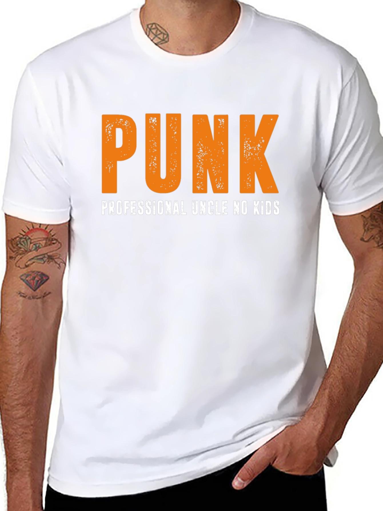 Punk Professional Uncle No Kids T-Shirt