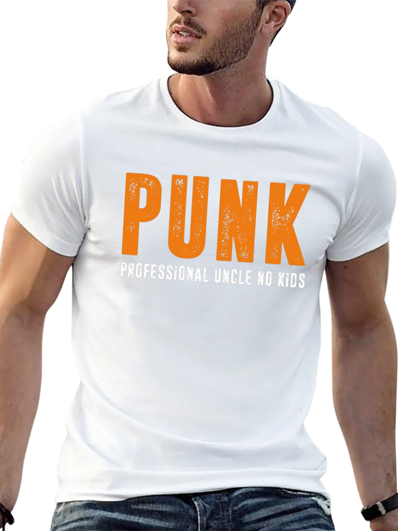Punk Professional Uncle No Kids T-Shirt
