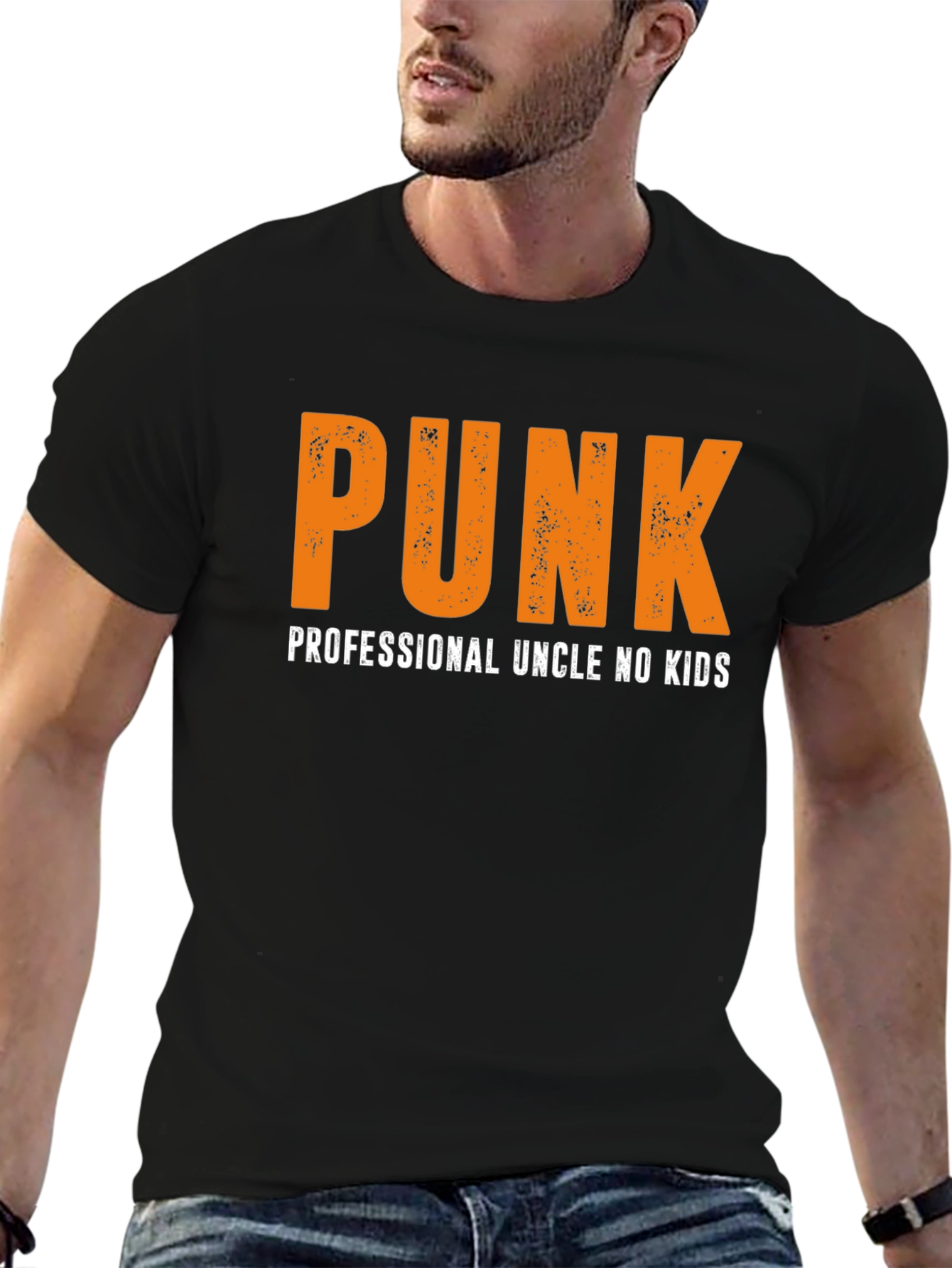 Punk Professional Uncle No Kids T-Shirt