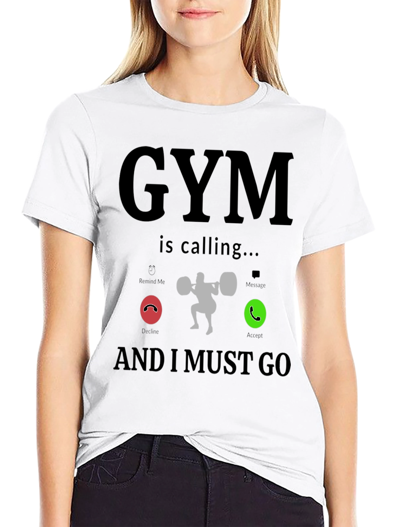 Gym is Calling Funny Workout T-Shirt