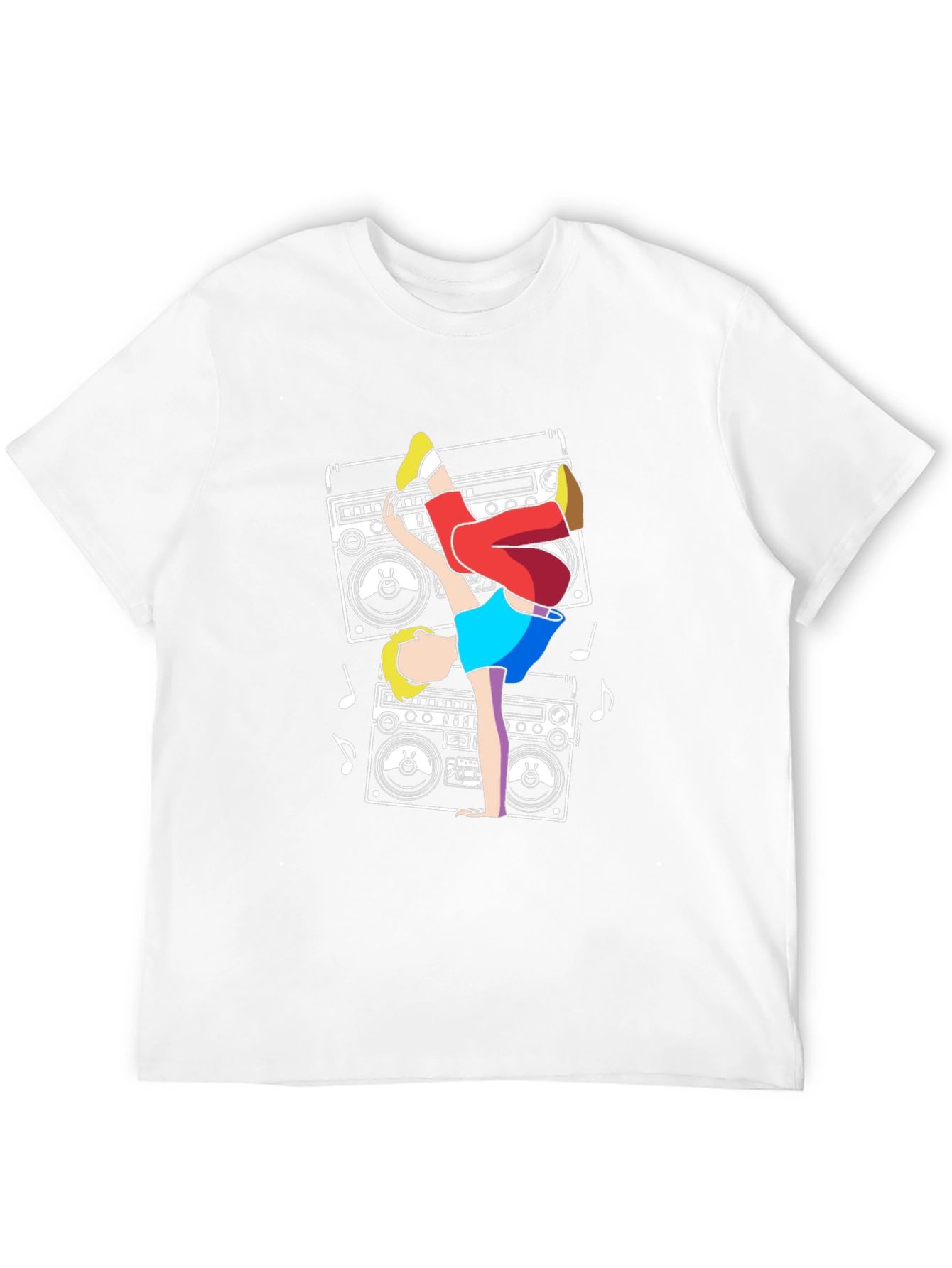 Retro Boombox Breakdance T-Shirt