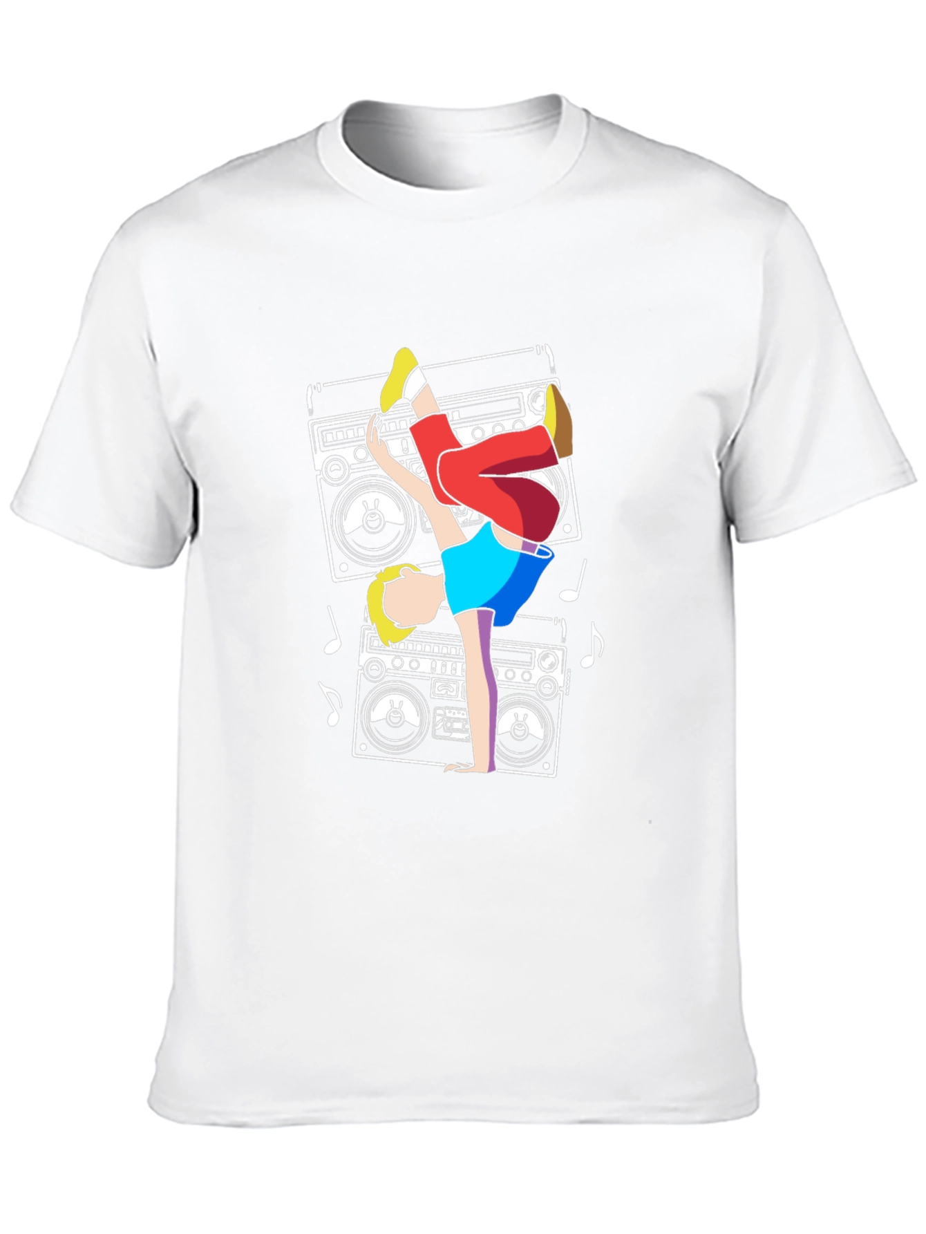 Retro Boombox Breakdance T-Shirt
