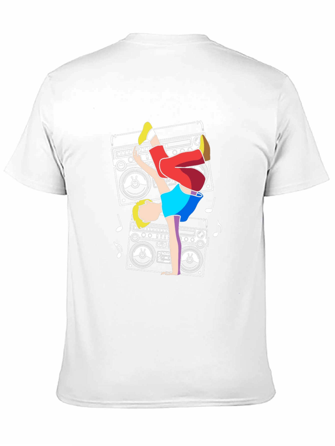 Retro Boombox Breakdance T-Shirt