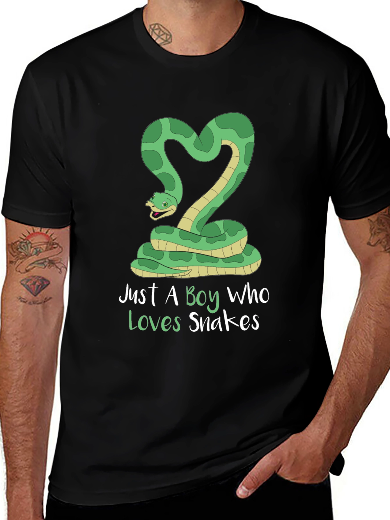 Just A Boy Who Loves Snakes T-Shirt