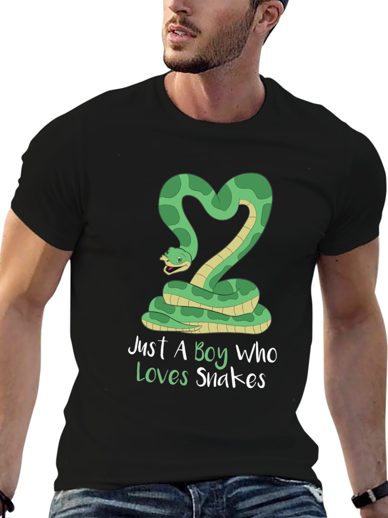 Just A Boy Who Loves Snakes T-Shirt