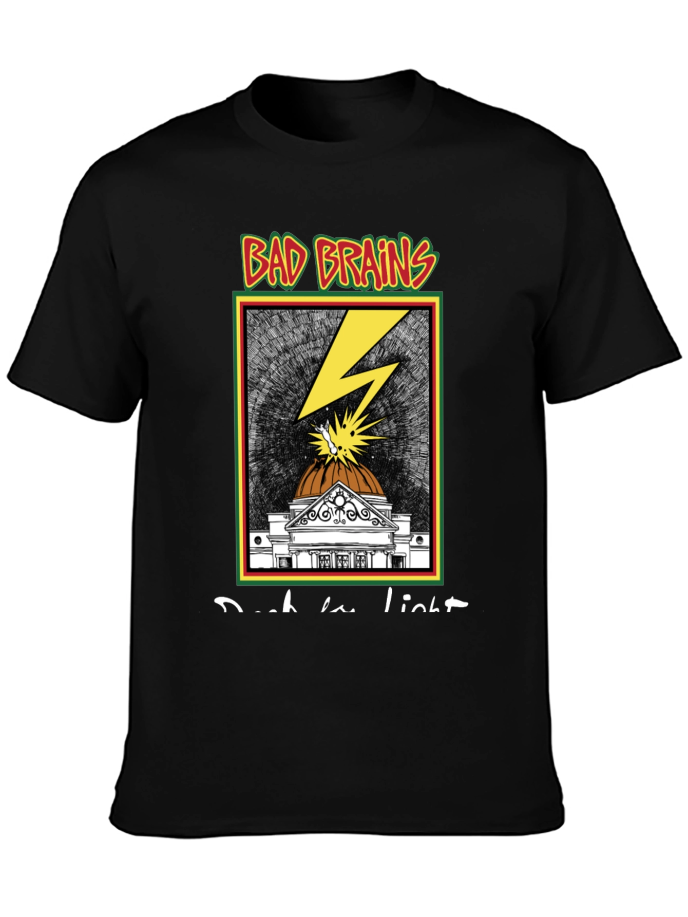 Bad Brains T-Shirt Black Cotton Graphic Tee
