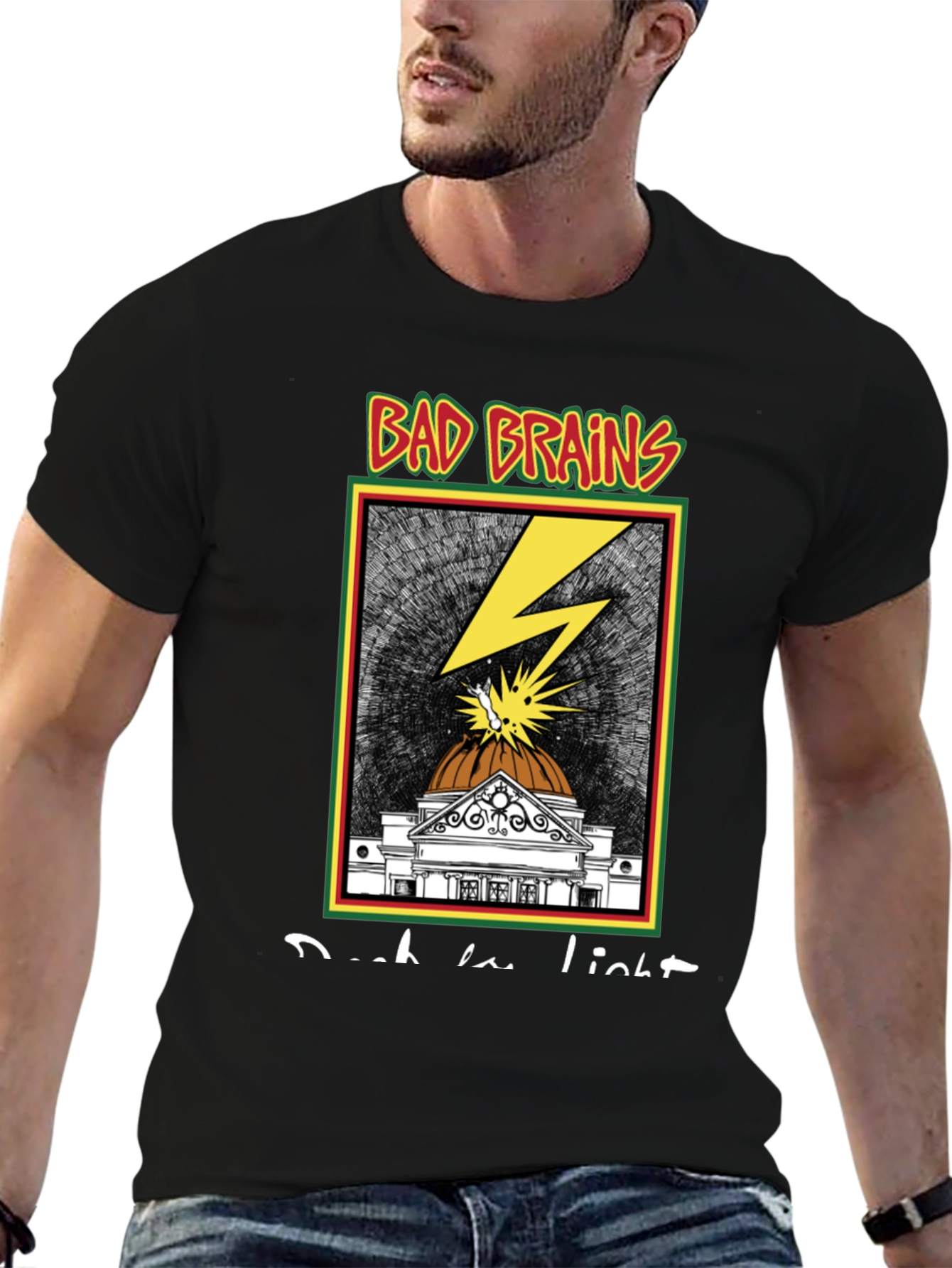 Bad Brains T-Shirt Black Cotton Graphic Tee