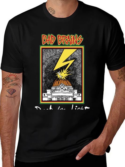 Bad Brains T-Shirt Black Cotton Graphic Tee