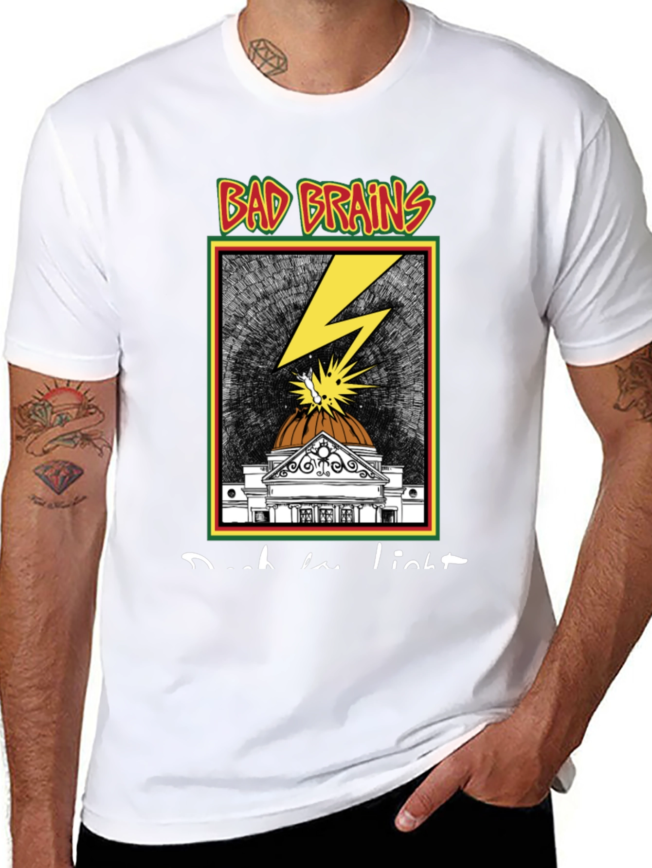 Bad Brains T-Shirt Black Cotton Graphic Tee