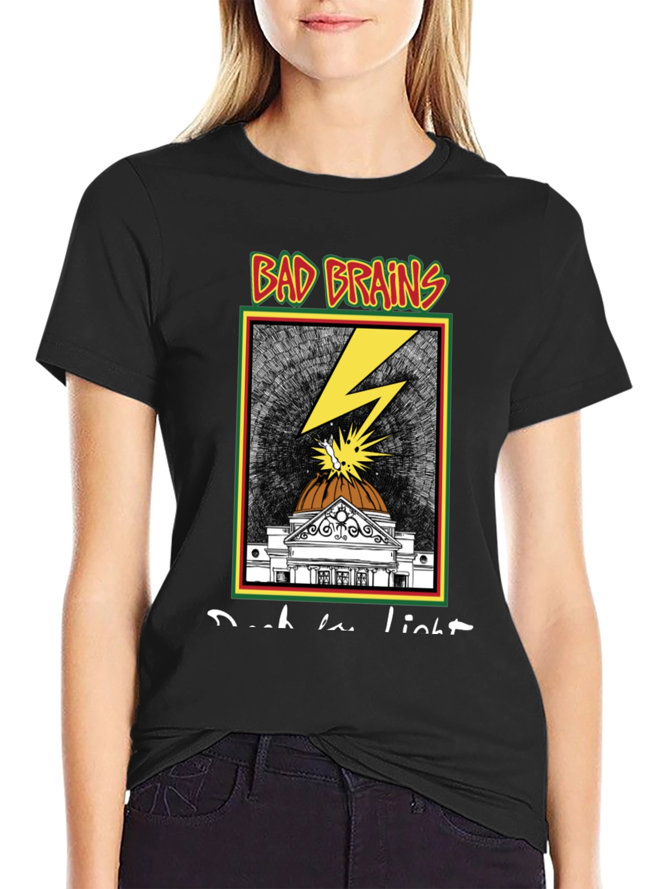 Bad Brains T-Shirt Black Cotton Graphic Tee
