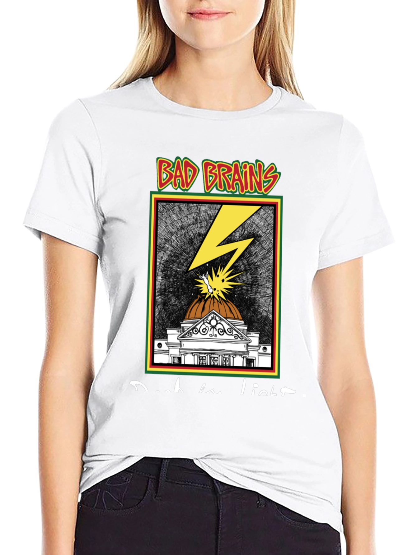 Bad Brains T-Shirt Black Cotton Graphic Tee