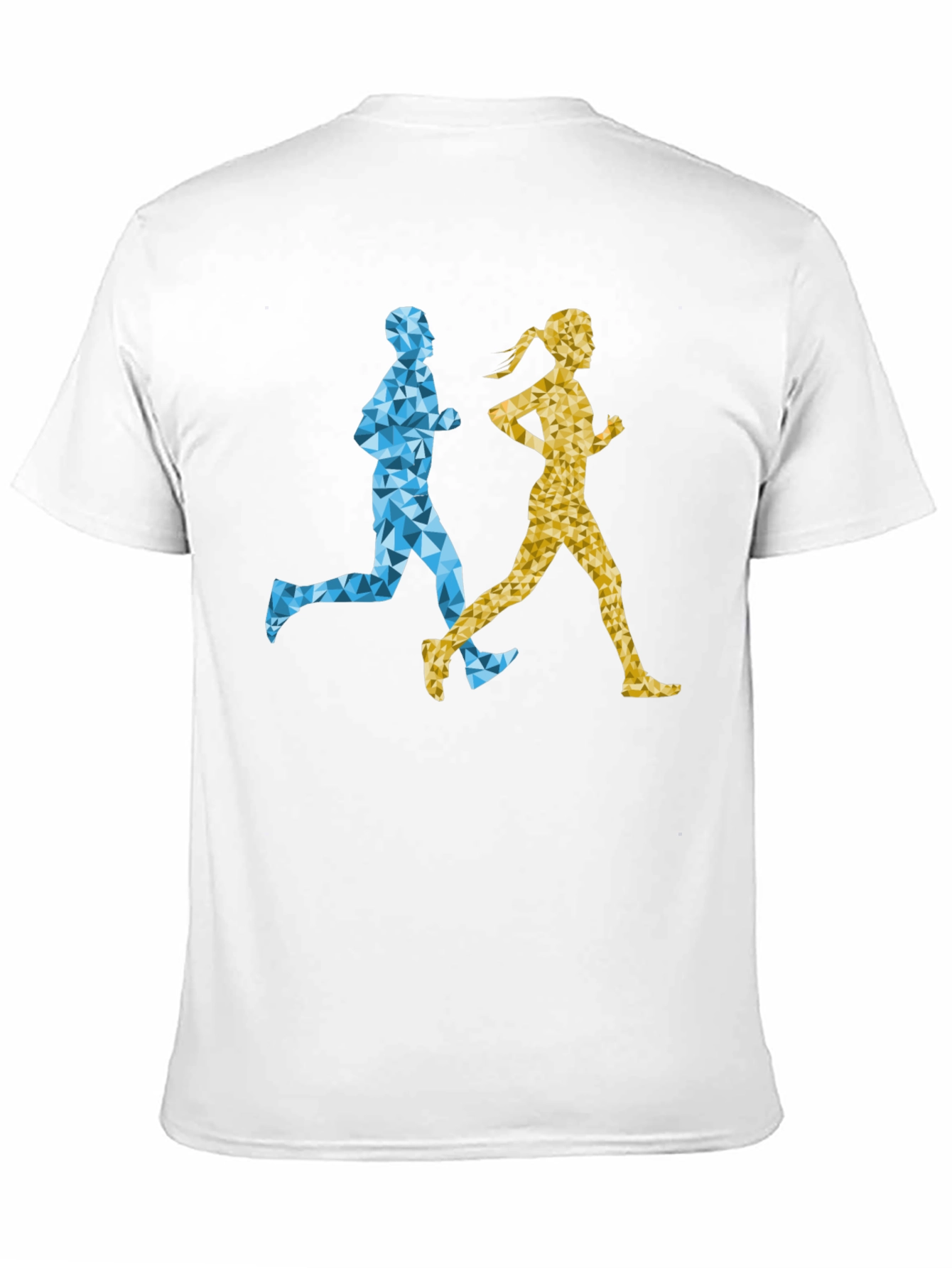 Geometric Runners Graphic T-Shirt