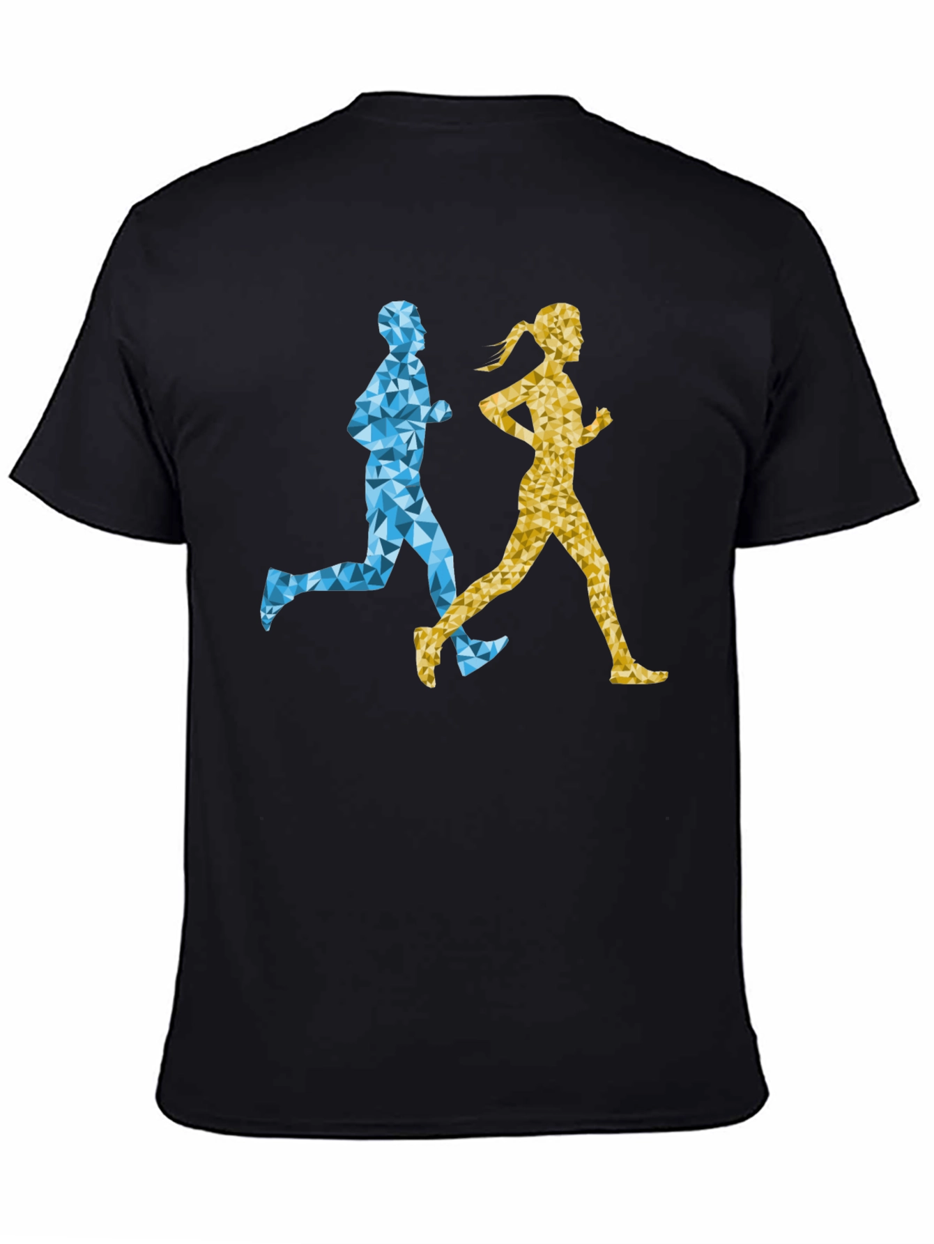 Geometric Runners Graphic T-Shirt
