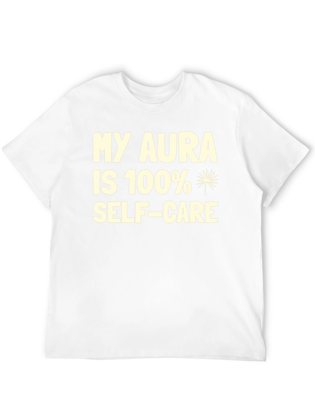 My Aura Self-Care Black Graphic T-Shirt