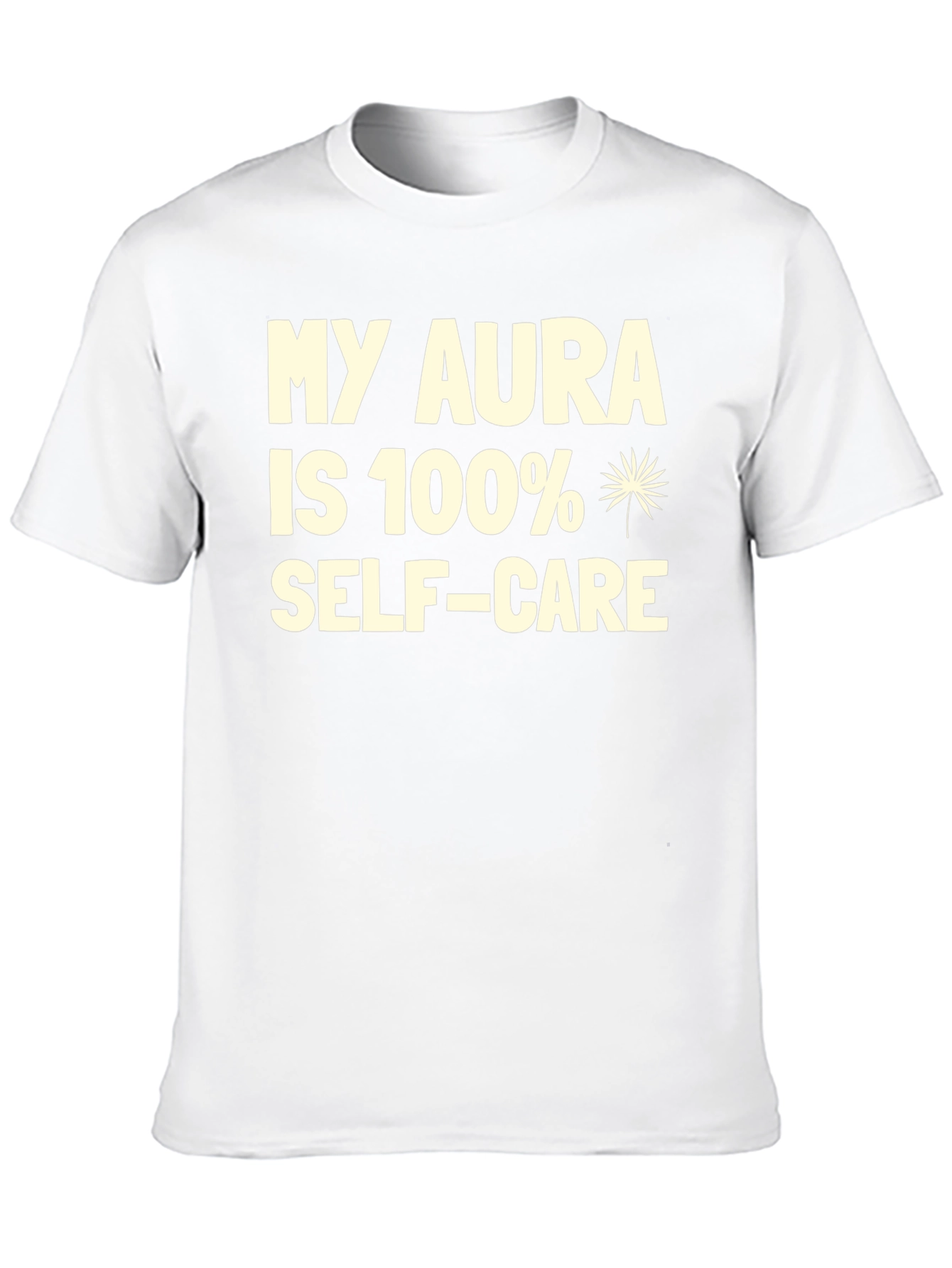 My Aura Self-Care Black Graphic T-Shirt