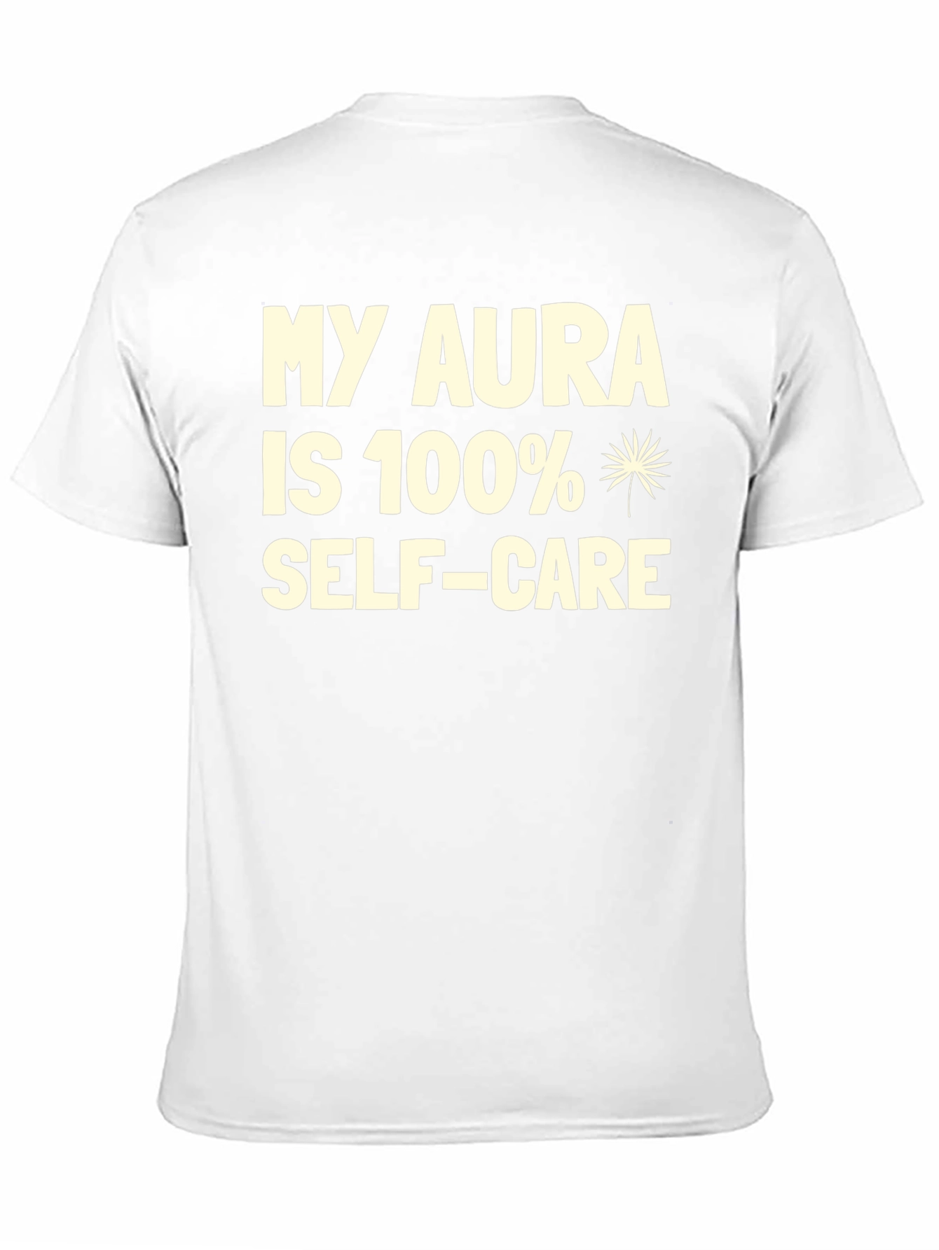My Aura Self-Care Black Graphic T-Shirt