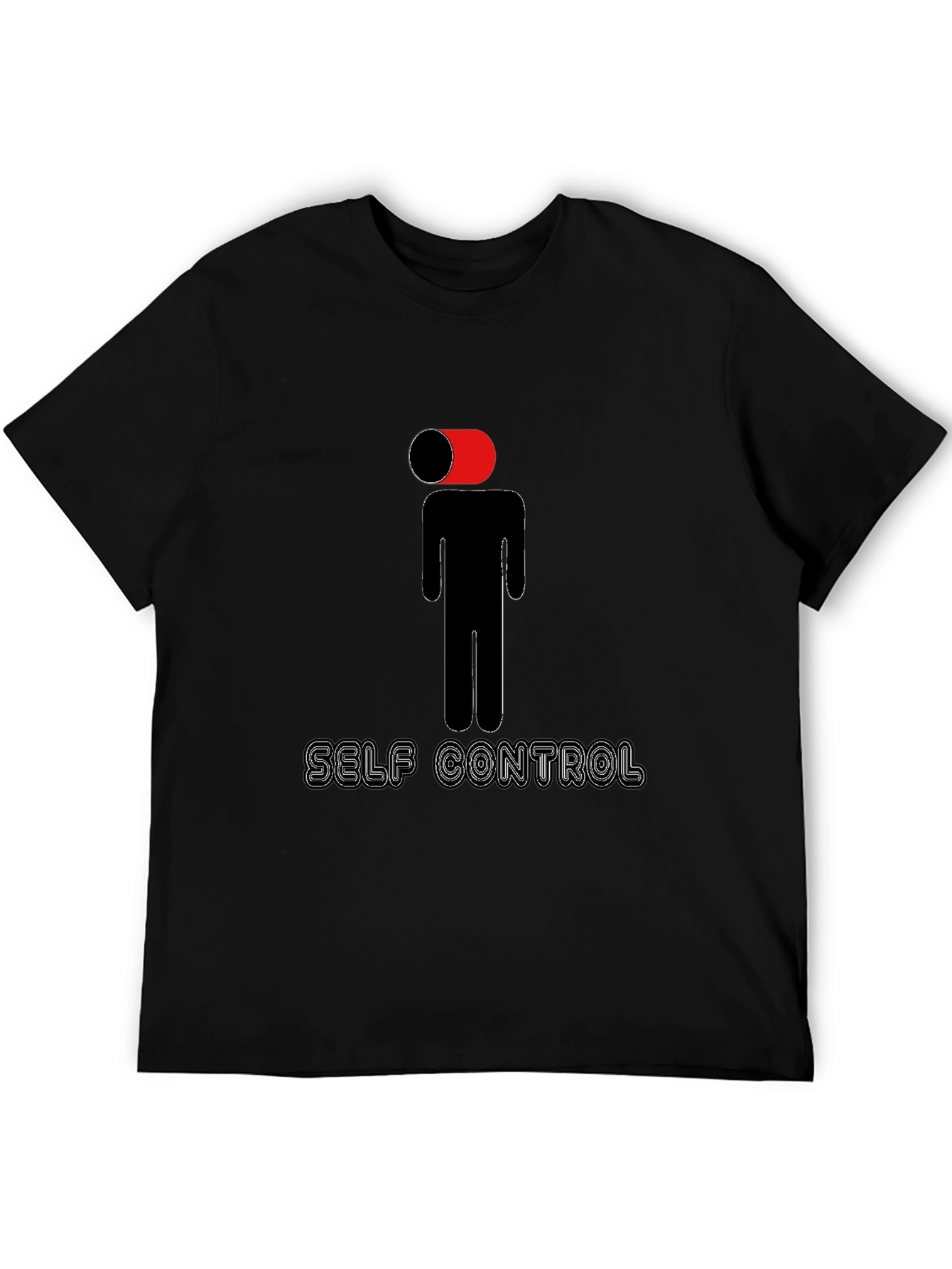 Self Control T-Shirt - Funny Brain Illustration