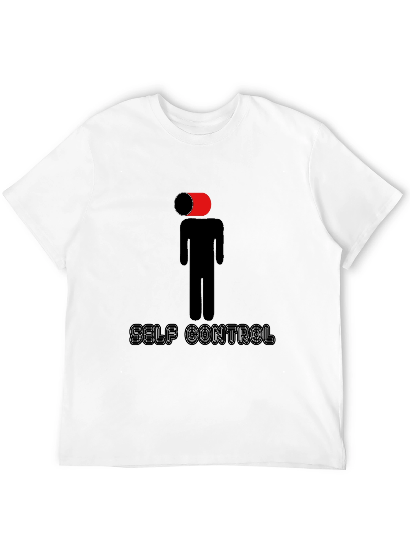 Self Control T-Shirt - Funny Brain Illustration