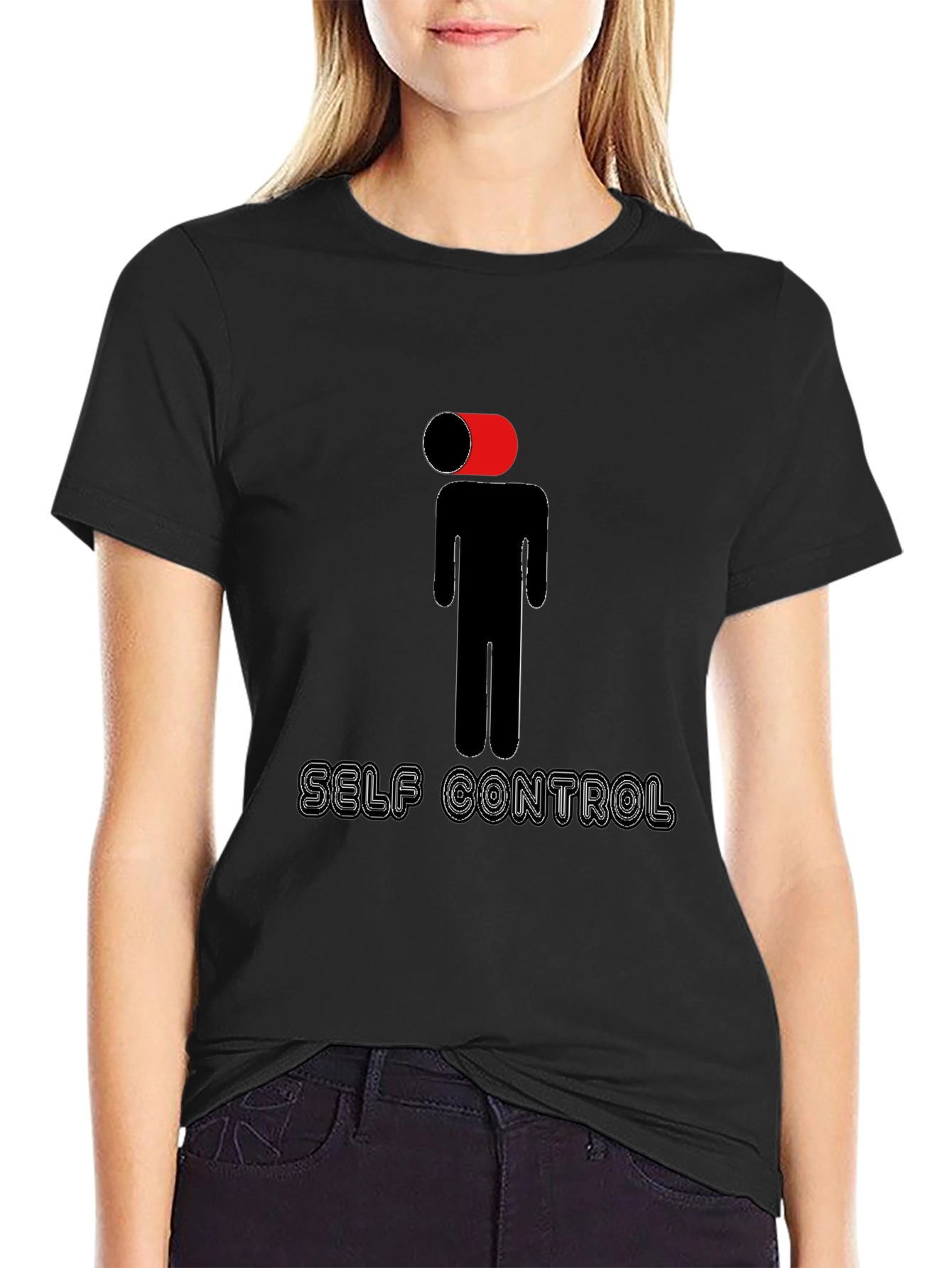 Self Control T-Shirt - Funny Brain Illustration