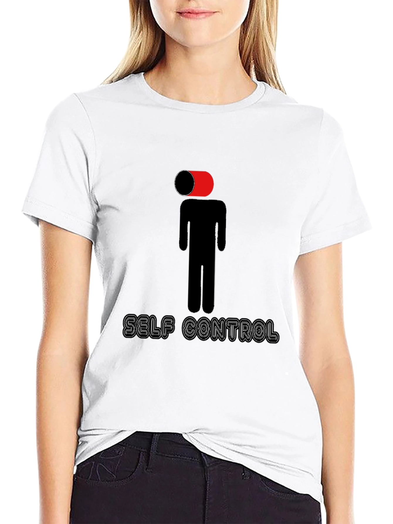 Self Control T-Shirt - Funny Brain Illustration