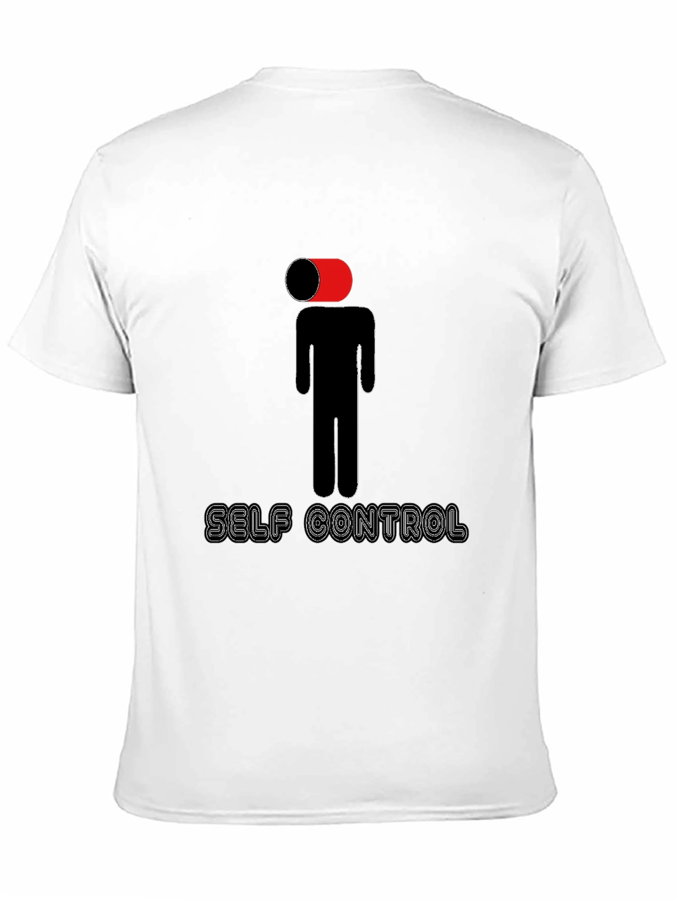 Self Control T-Shirt - Funny Brain Illustration