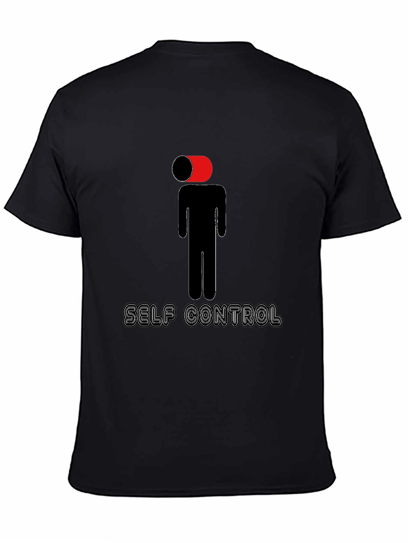 Self Control T-Shirt - Funny Brain Illustration