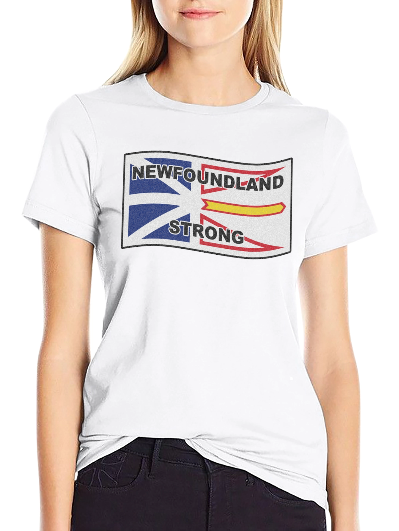 Newfoundland Strong Graphic Tee - Black