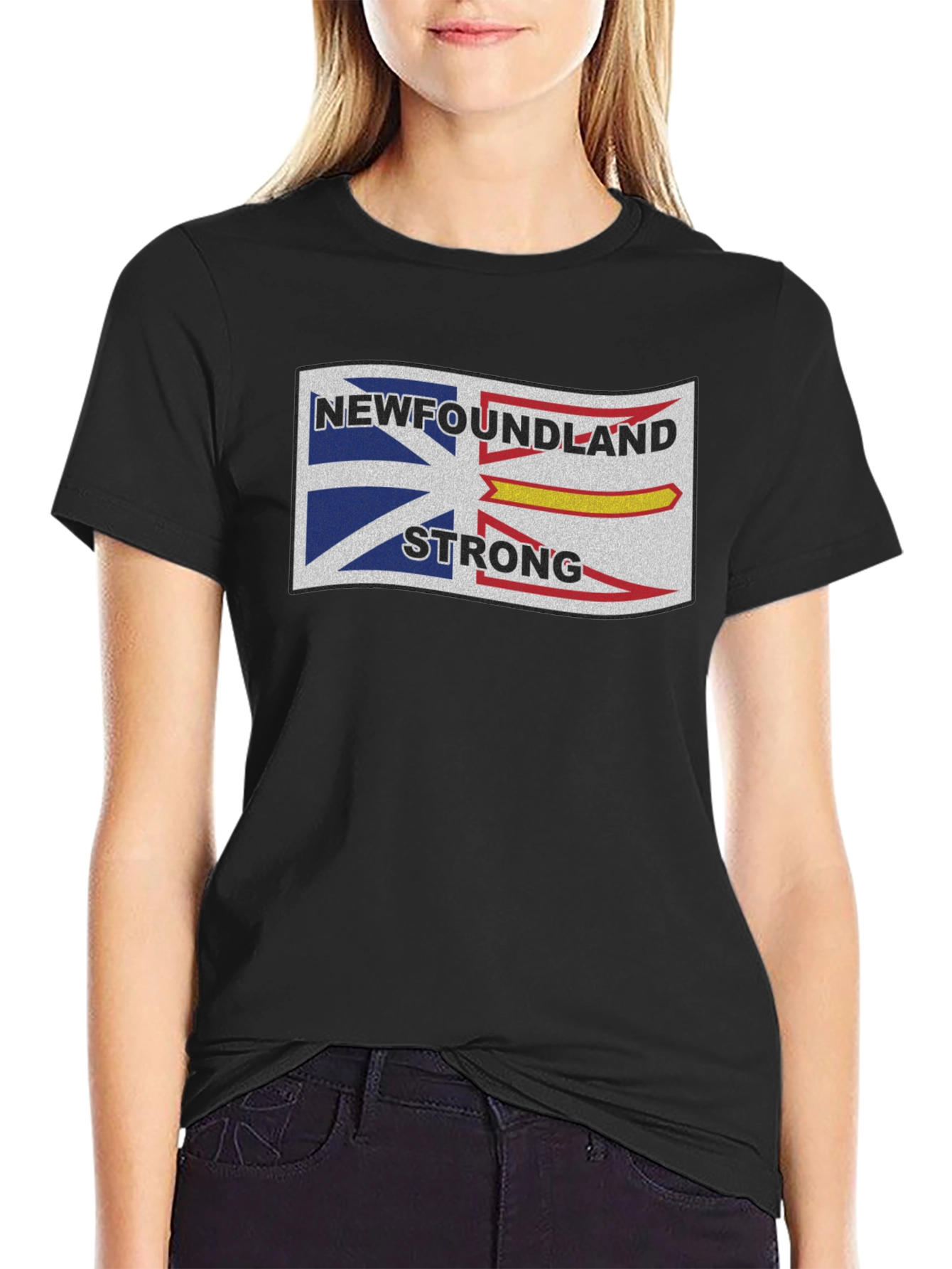 Newfoundland Strong Graphic Tee - Black