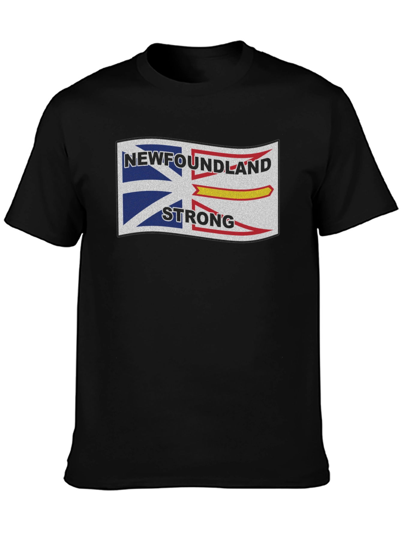 Newfoundland Strong Graphic Tee - Black