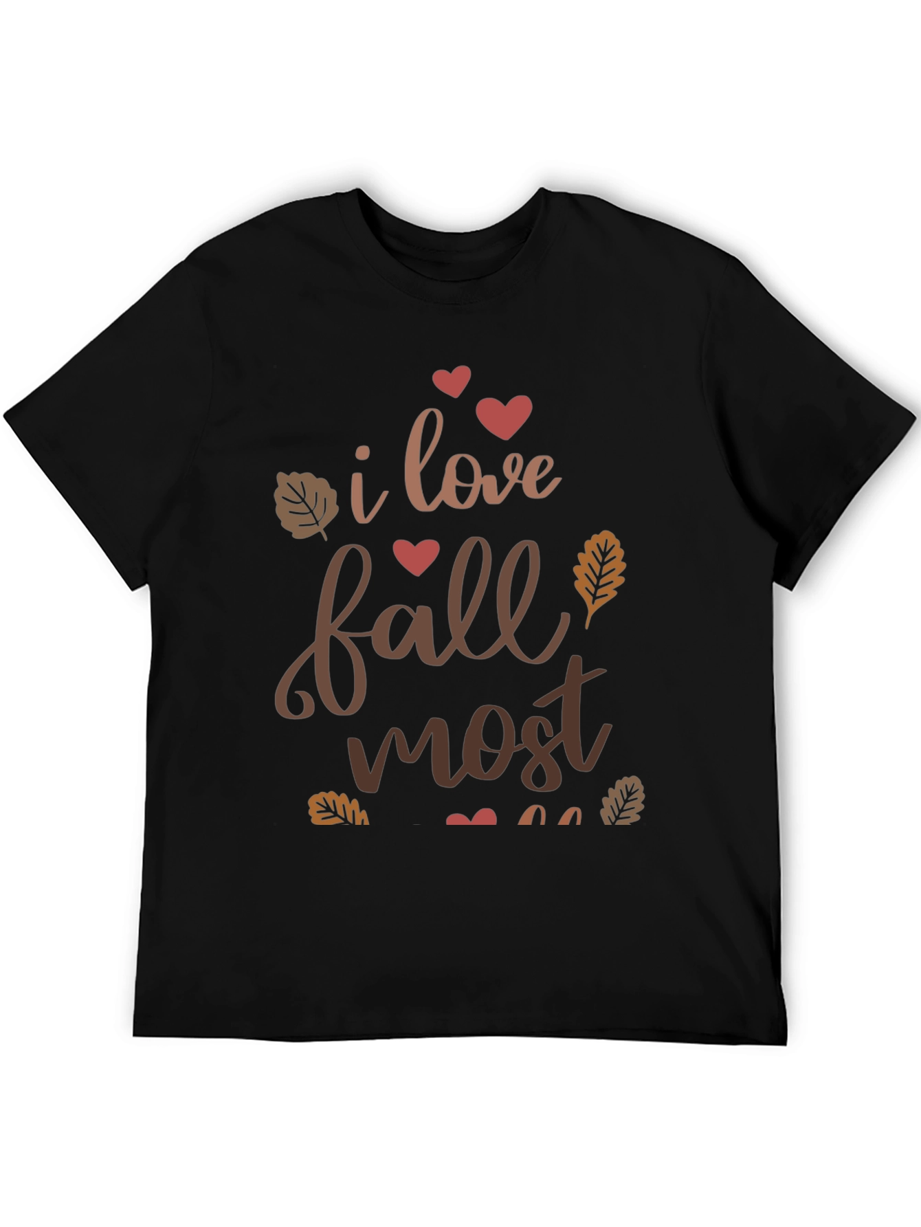 I Love Fall Most T-Shirt