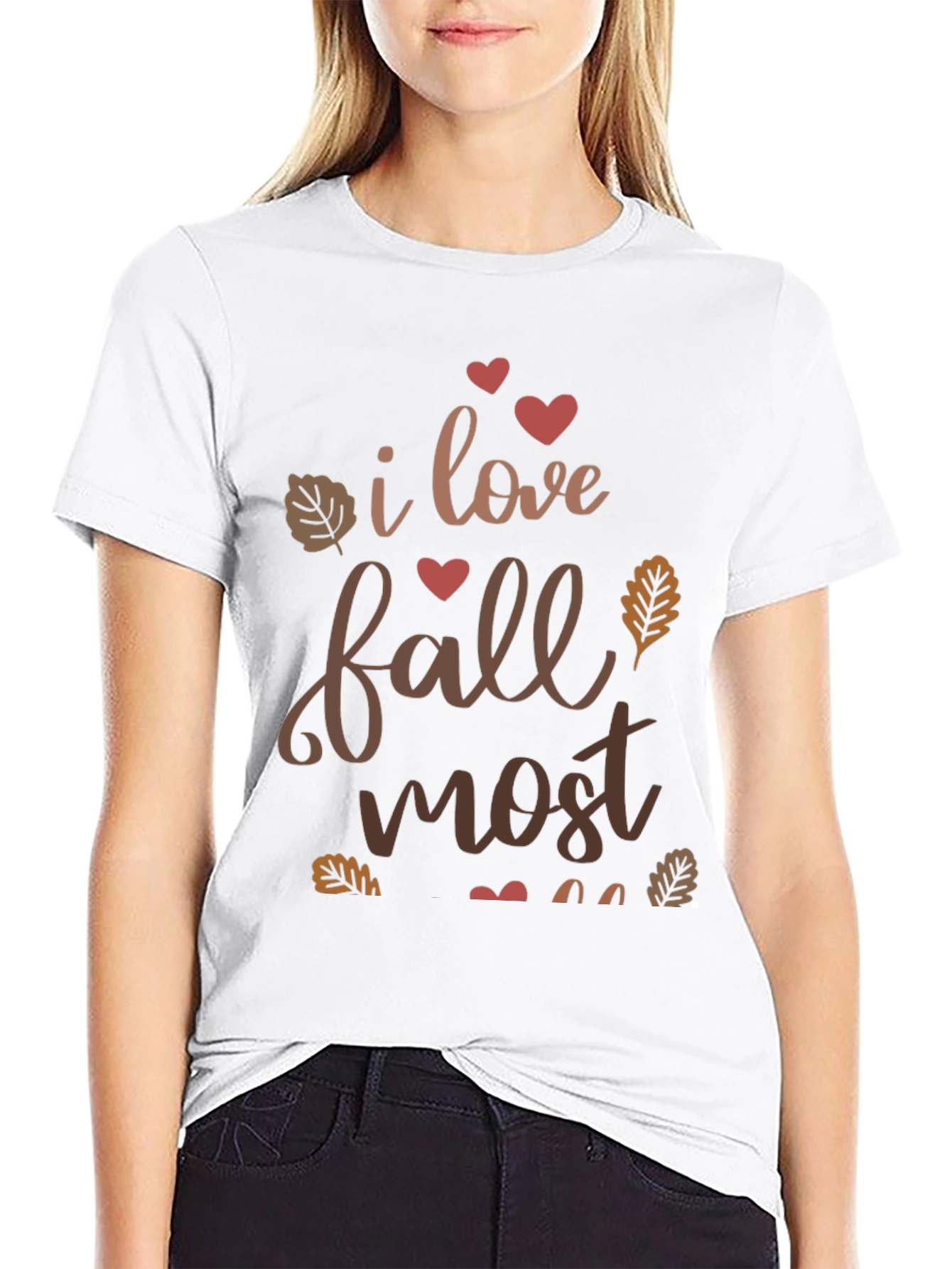 I Love Fall Most T-Shirt