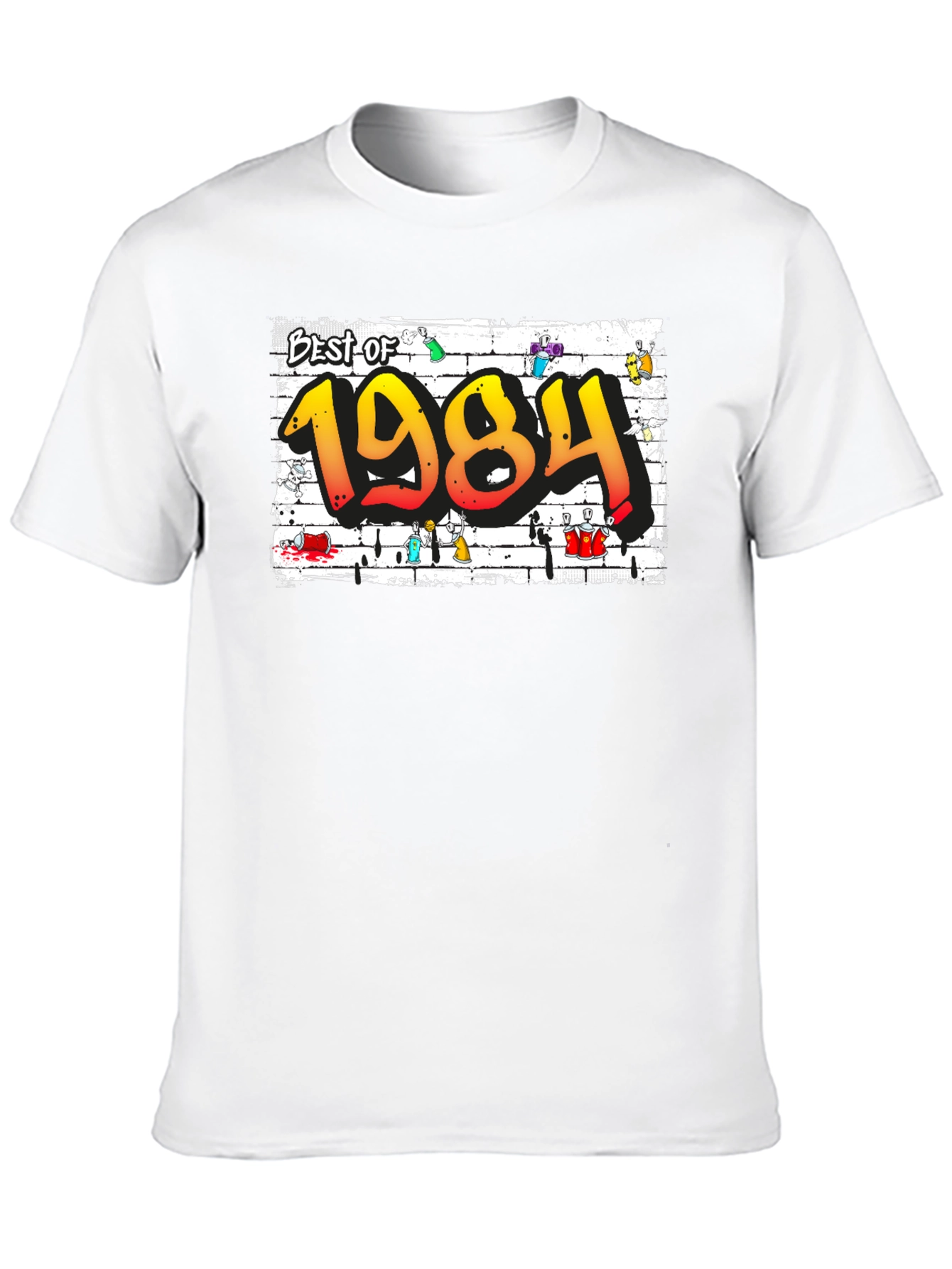 Best of 1984 Graffiti Graphic T-Shirt