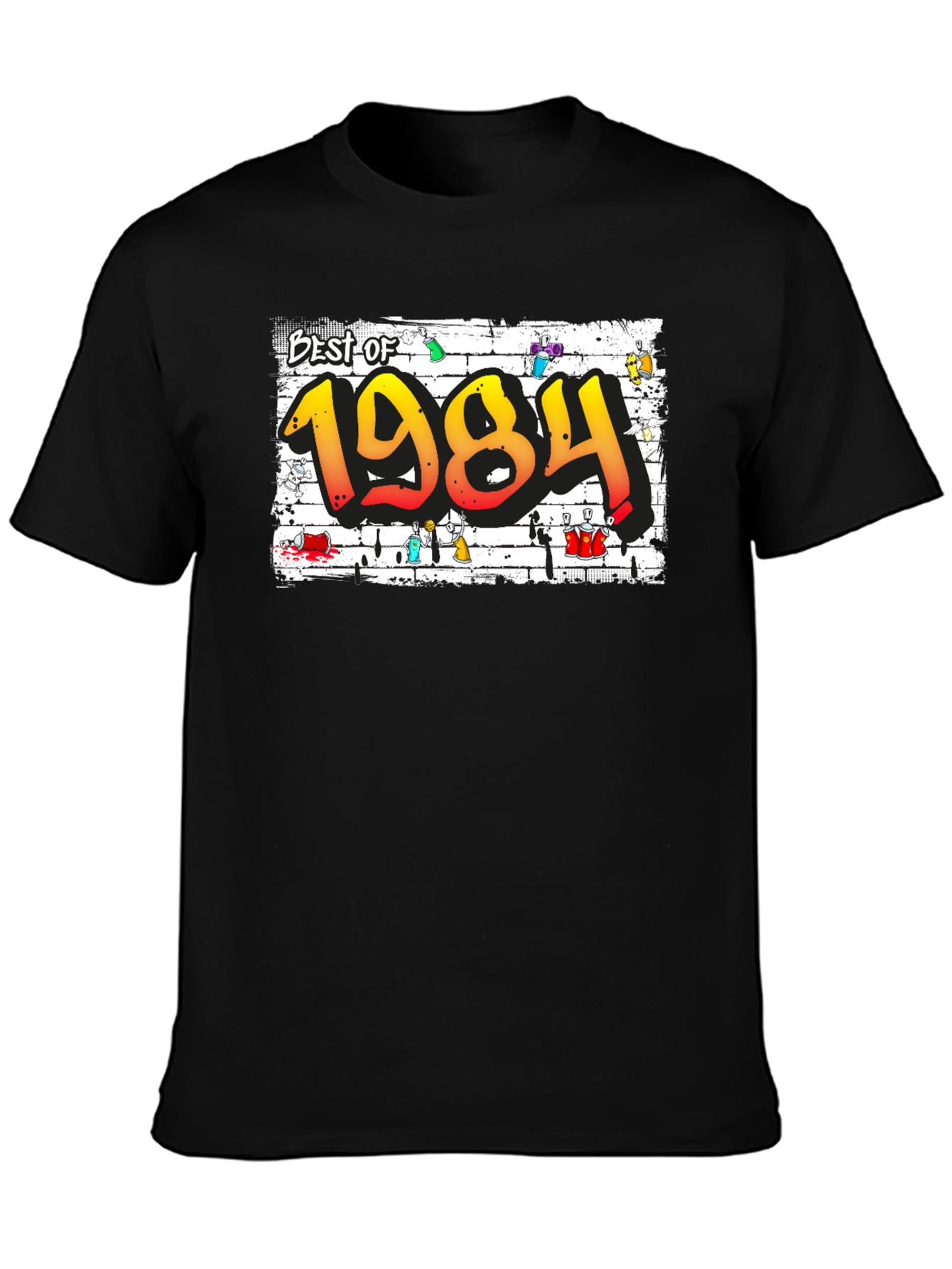 Best of 1984 Graffiti Graphic T-Shirt