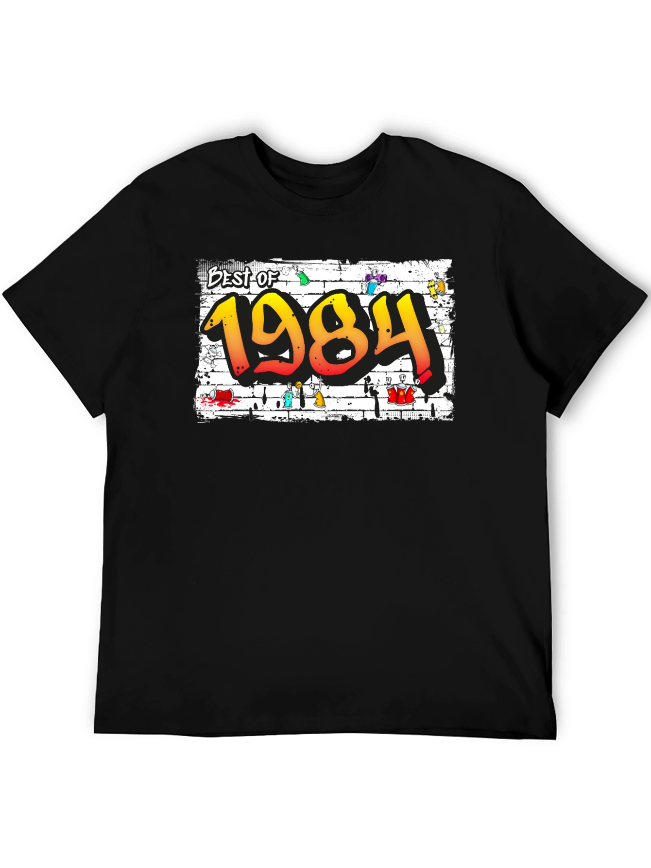 Best of 1984 Graffiti Graphic T-Shirt
