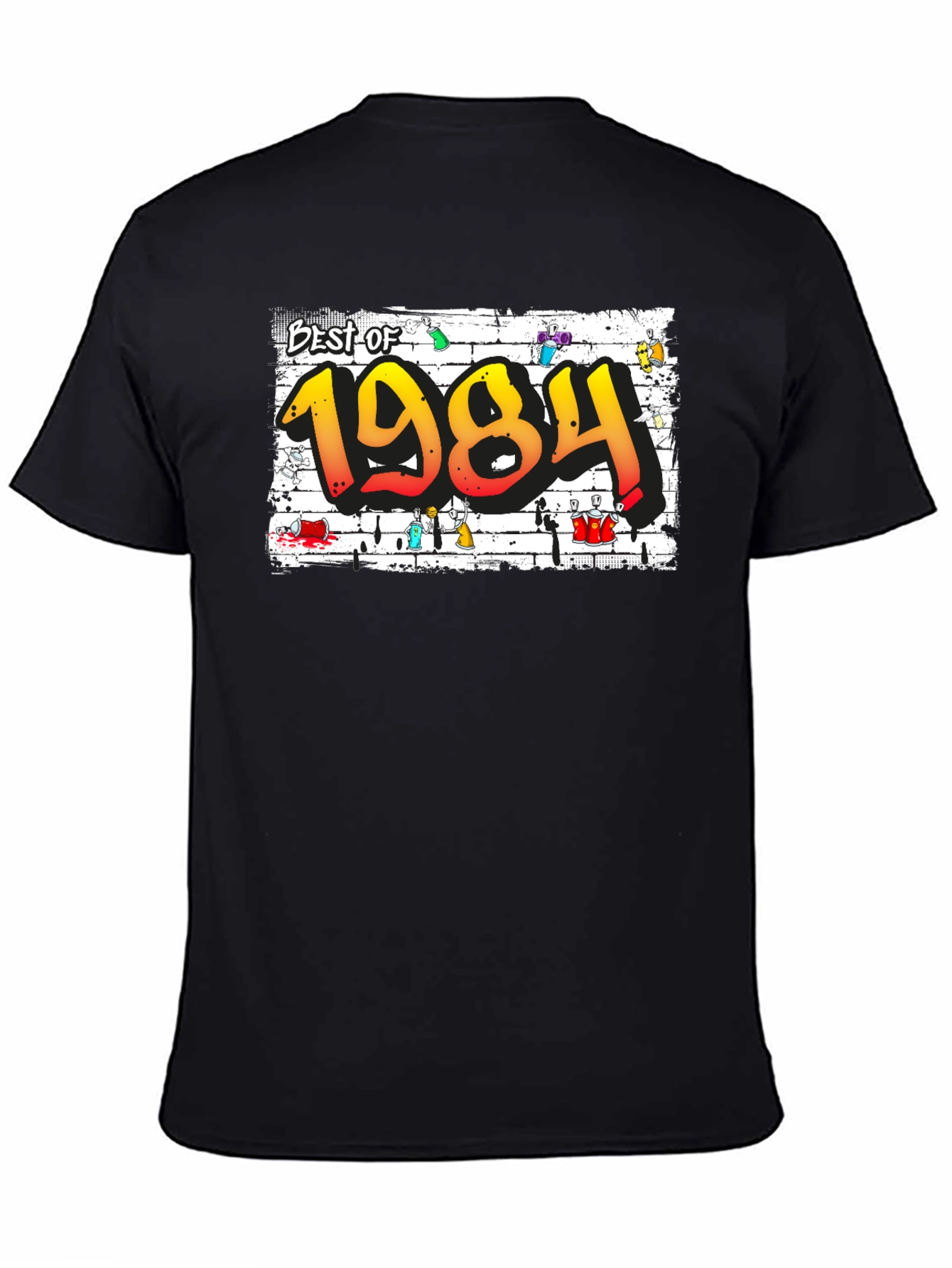 Best of 1984 Graffiti Graphic T-Shirt