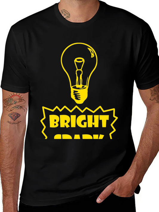 Bright Spark Graphic Tee - Black