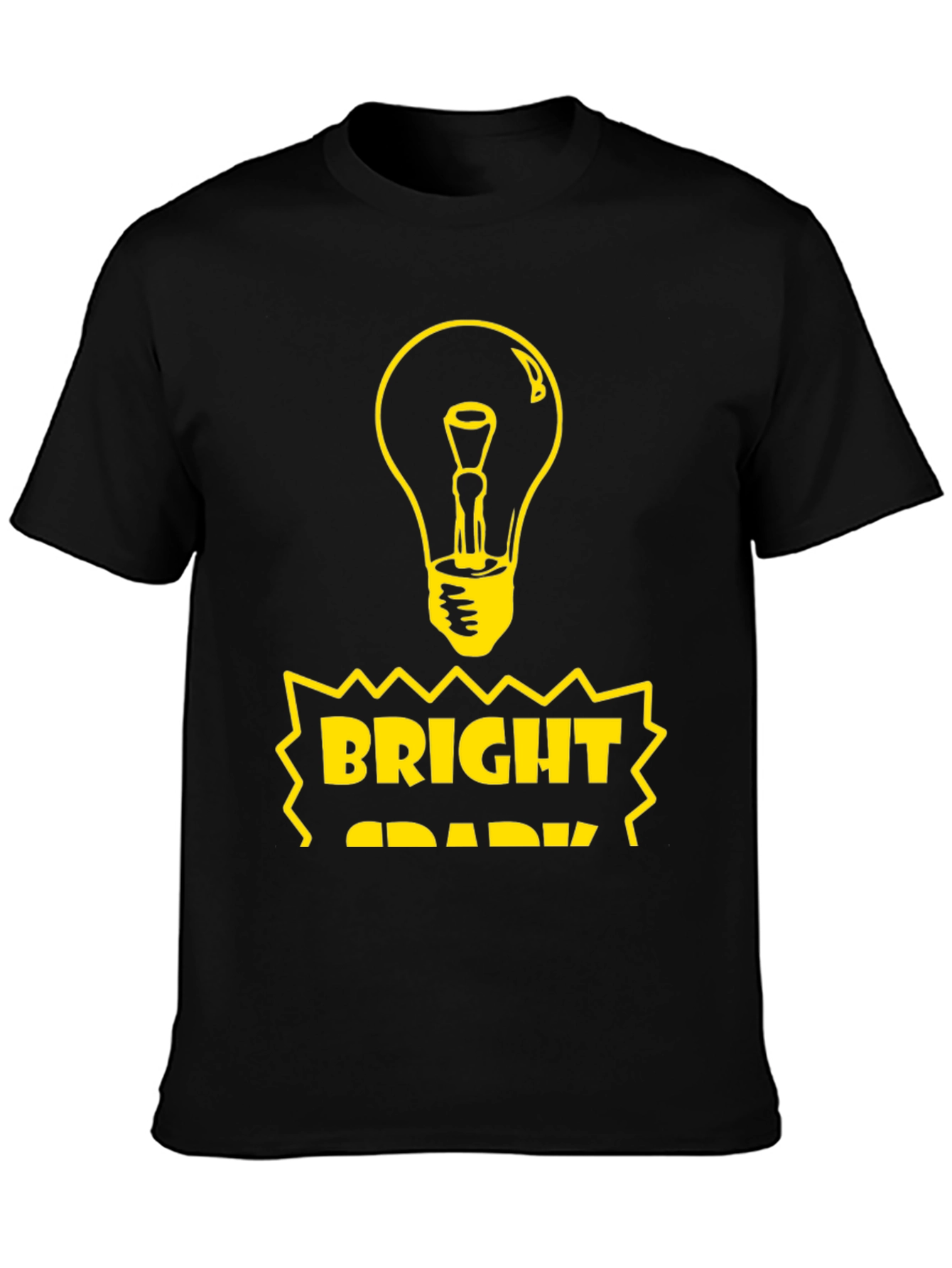 Bright Spark Graphic Tee - Black